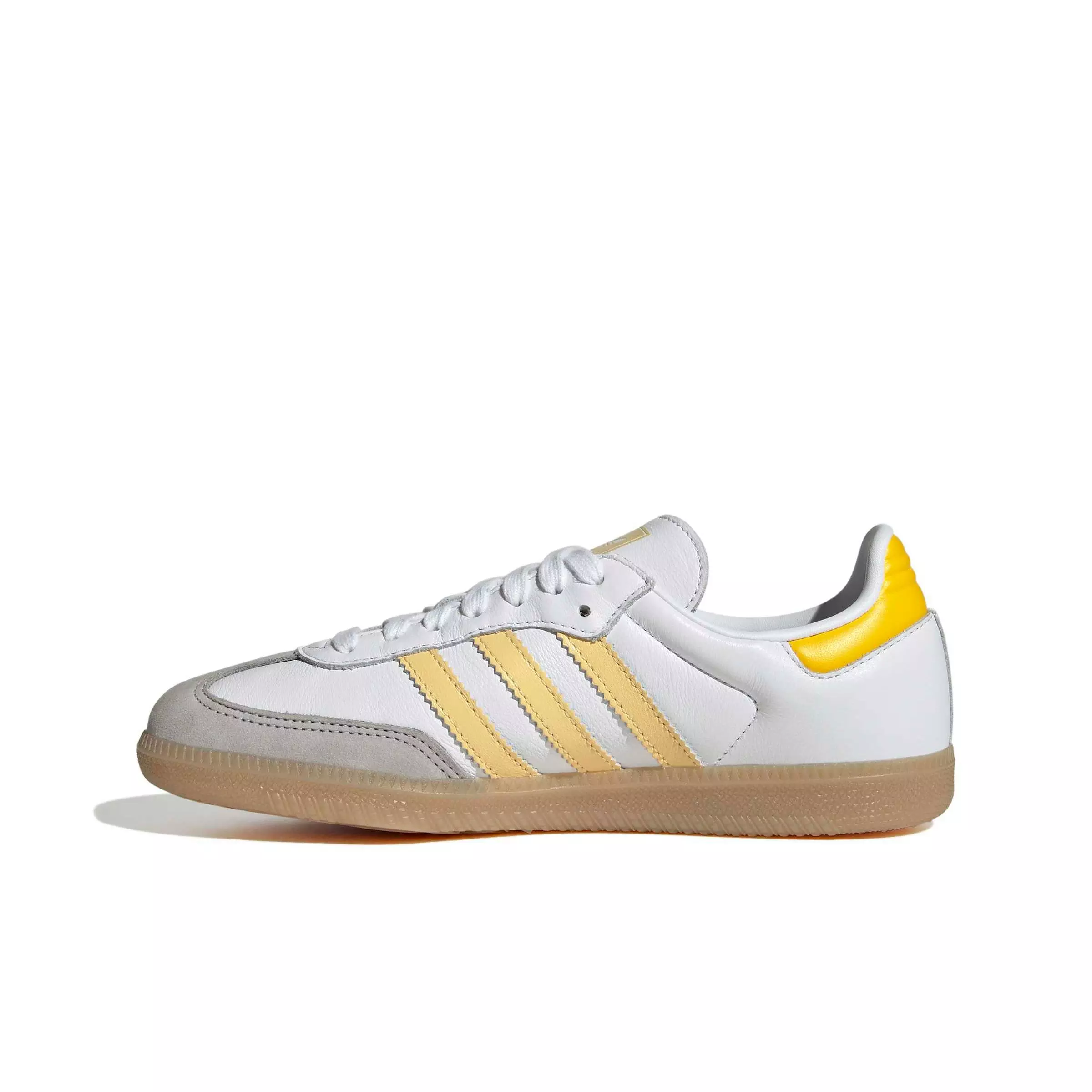 adidas Originals Samba OG "Ftwr White/Orange Tint/Eqt Yellow" Women's Shoe - WHITE/ORANGE/YELLOW