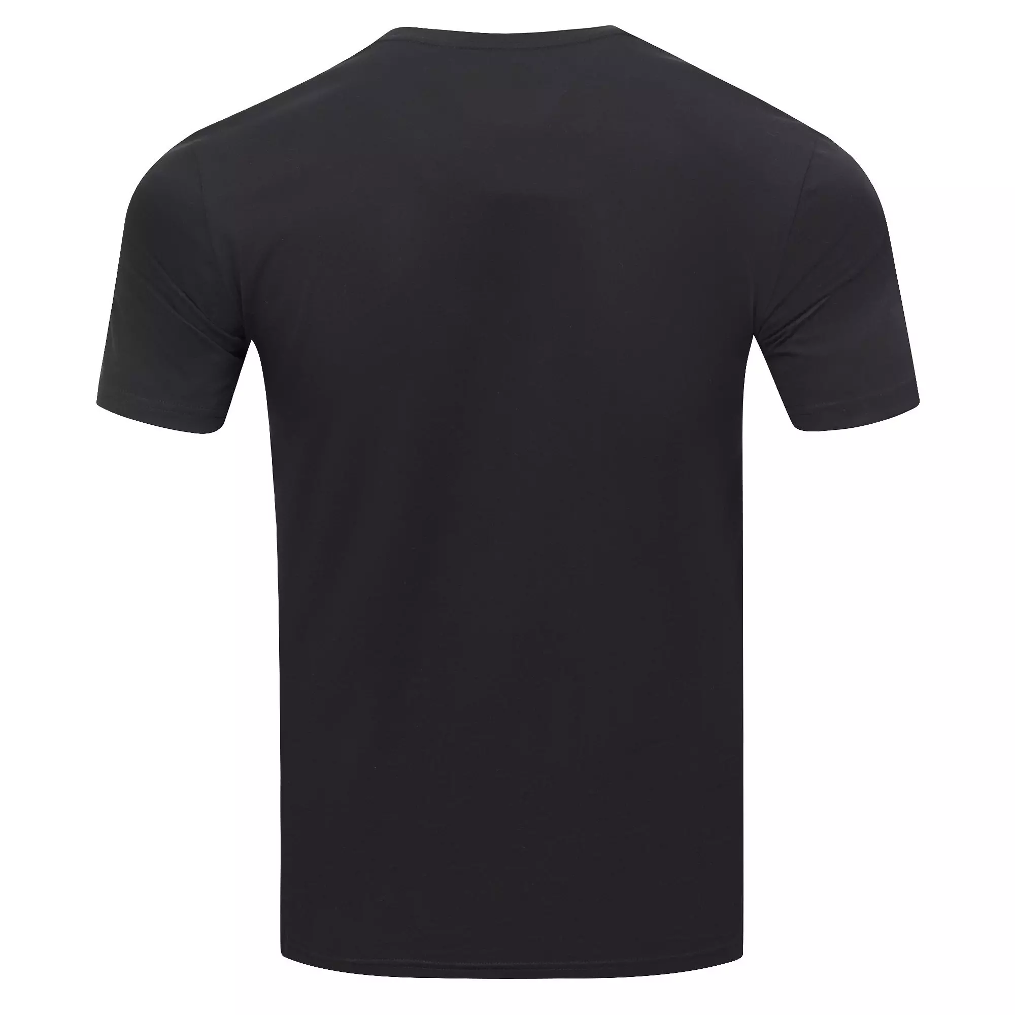 L/AB c/o Off-White Men's Chest Logo Slim Crew Undershirt (3 Pack) - Black - BLACK