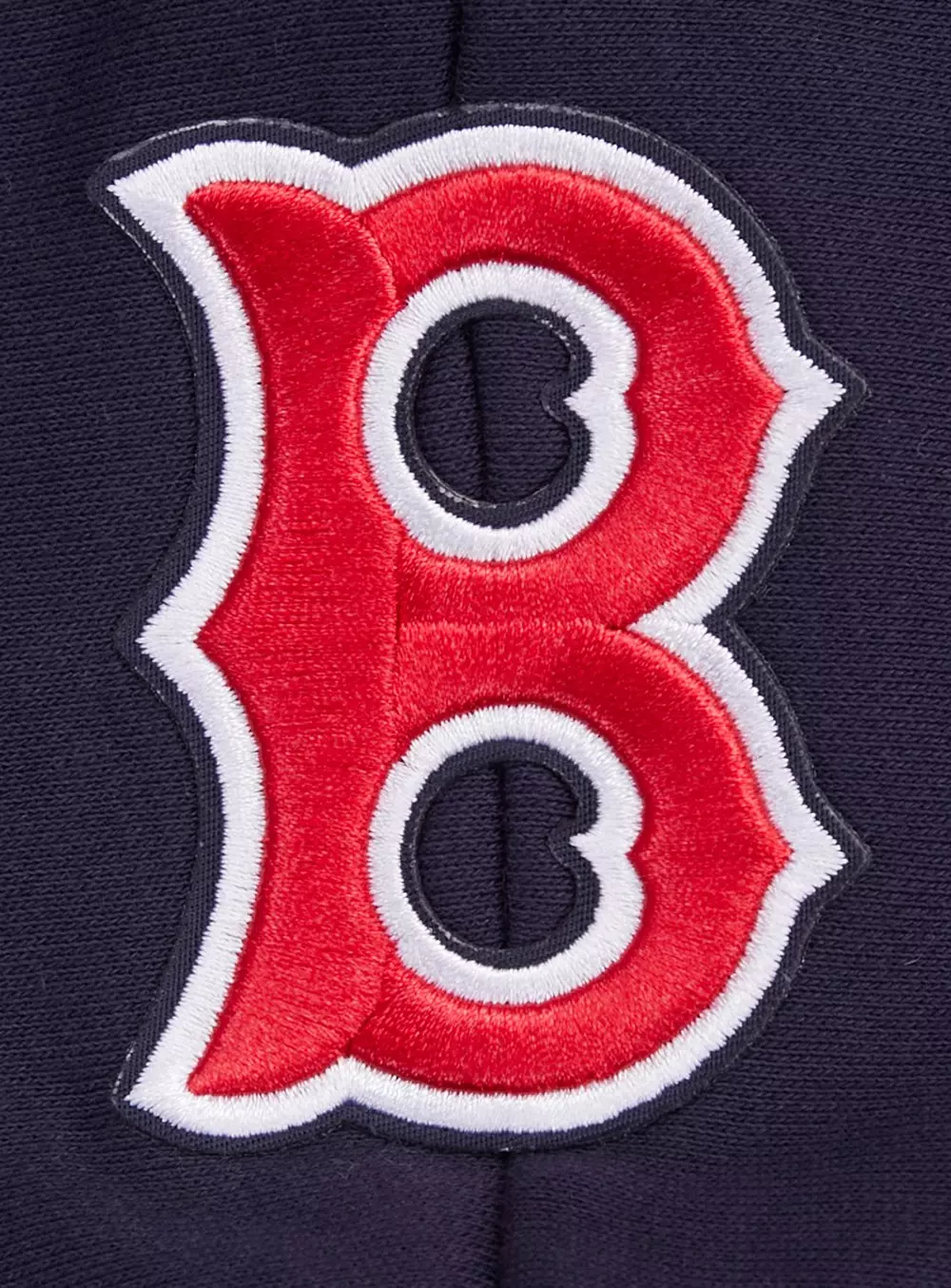 Pro Standard Women's MLB Boston Red Sox Retro Classic Cropped Fleece Hoodie -Navy/Red - NAVY/RED