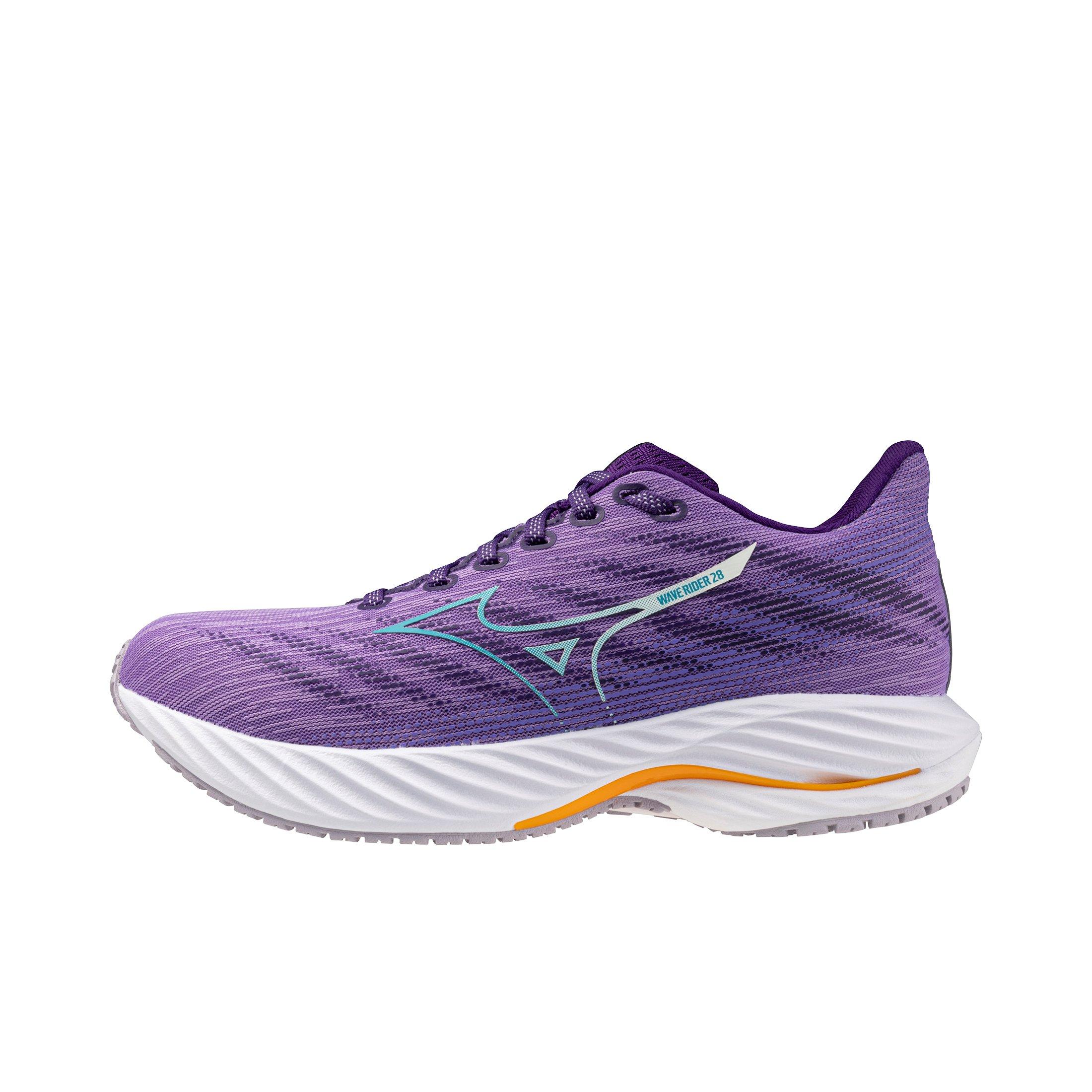 Mizuno Wave Rider 28 "Paisley Purple/Ceramic" Women's Running Shoe - PURPLE/CERAMIC Thumbnail View 2