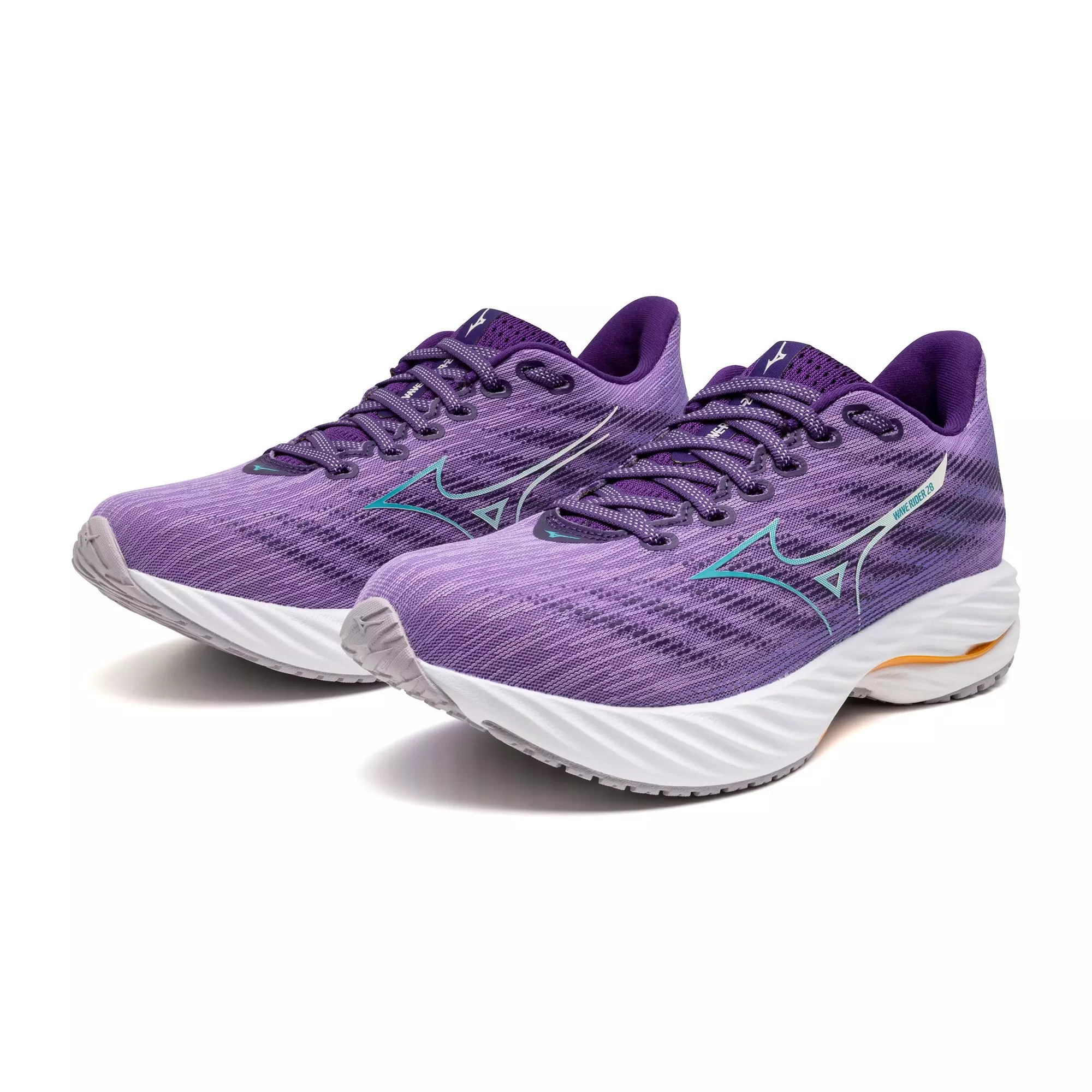 Mizuno Wave Rider 28 "Paisley Purple/Ceramic" Women's Running Shoe - PURPLE/CERAMIC