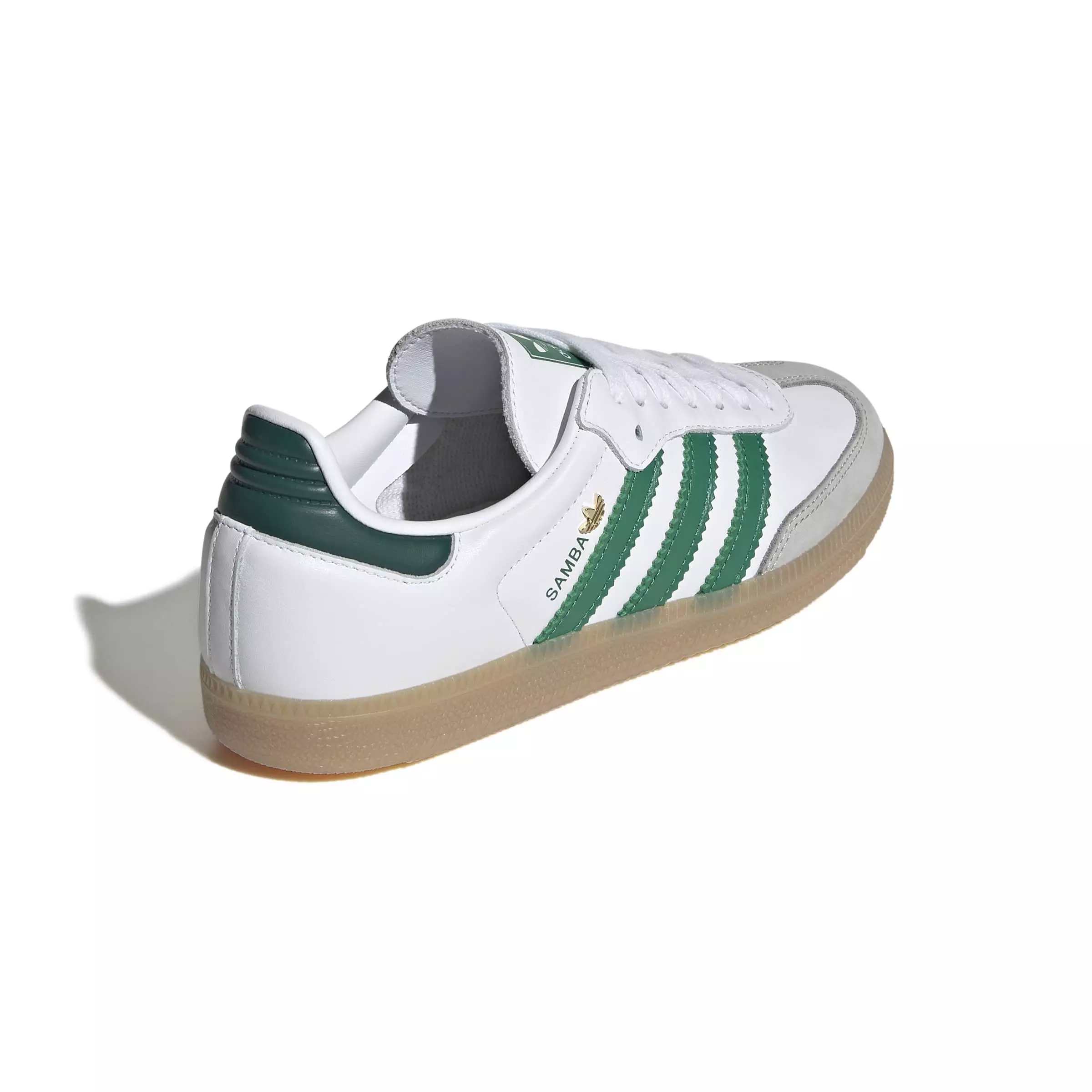 adidas Originals Samba OG "Ftwr White/Bold Green/Collegiate Green" Women's Shoe - WHITE/GREEN/GREEN