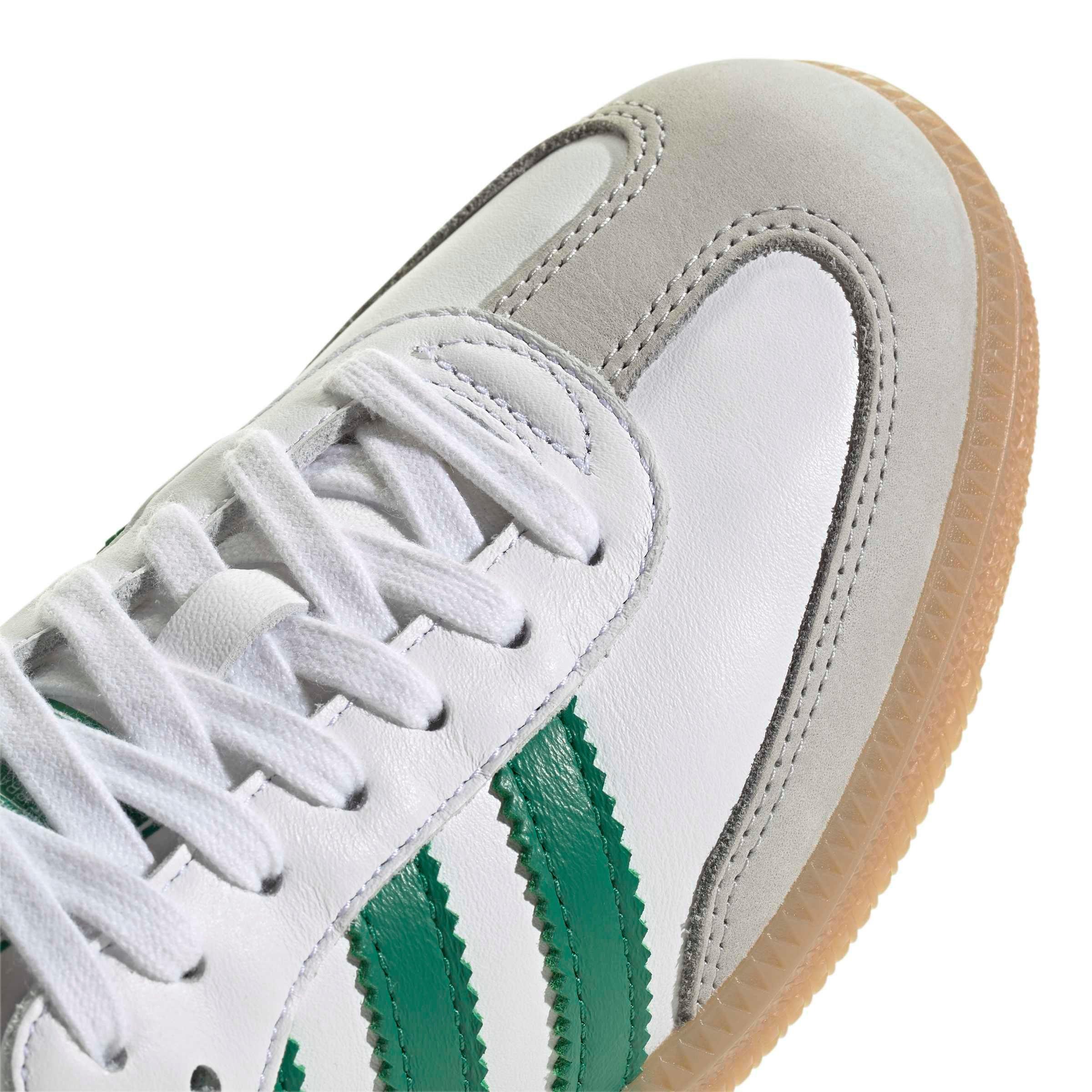 adidas Originals Samba OG "Ftwr White/Bold Green/Collegiate Green" Women's Shoe - WHITE/GREEN/GREEN Thumbnail View 7