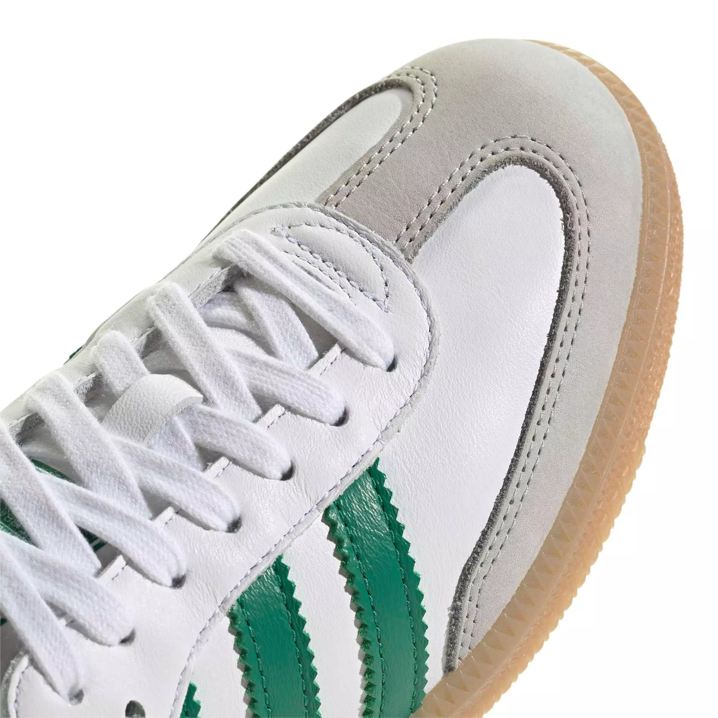 adidas Originals Samba OG "Ftwr White/Bold Green/Collegiate Green" Women's Shoe - WHITE/GREEN/GREEN