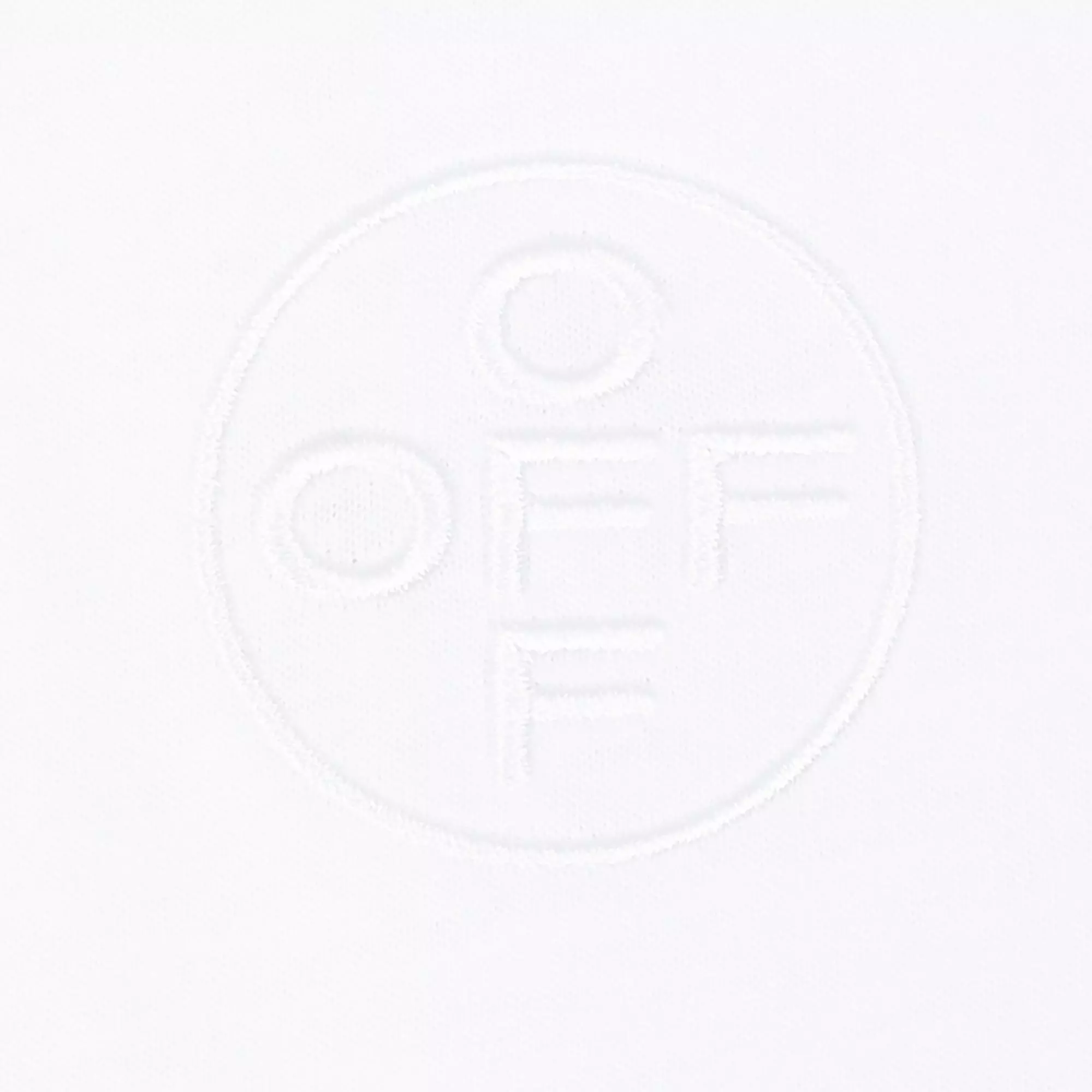 L/AB c/o Off-White Men's Chest Logo Slim Crew Undershirt (3 Pack) - Black/White/Grey - BLACK/WHITE/GREY