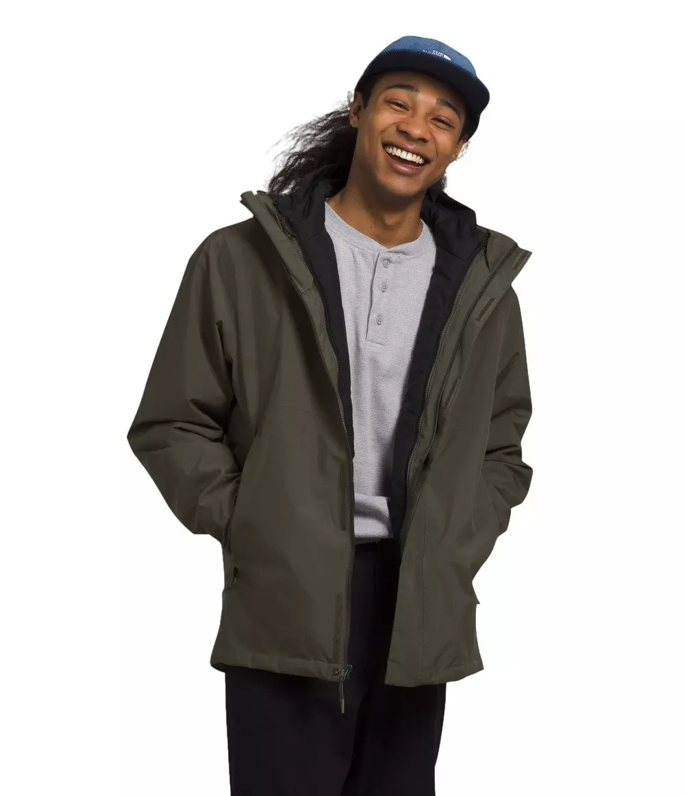 The North Face Men's Carto Triclimate Jacket - GREEN/BLACK