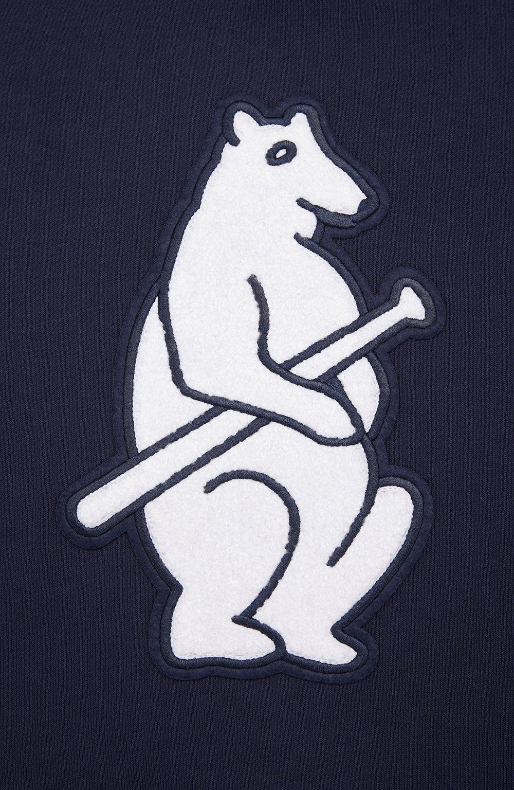 Pro Standard Women's MLB Chicago Cubs Retro Classic Cropped Fleece Hoodie -Navy - NAVY Thumbnail View 5