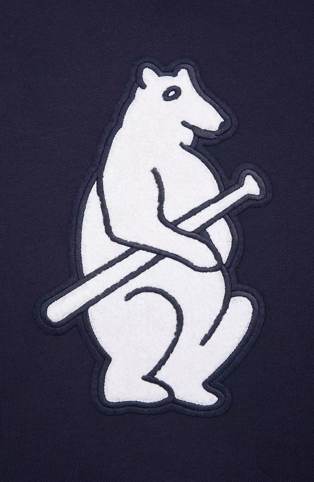 Pro Standard Women's MLB Chicago Cubs Retro Classic Cropped Fleece Hoodie -Navy - NAVY