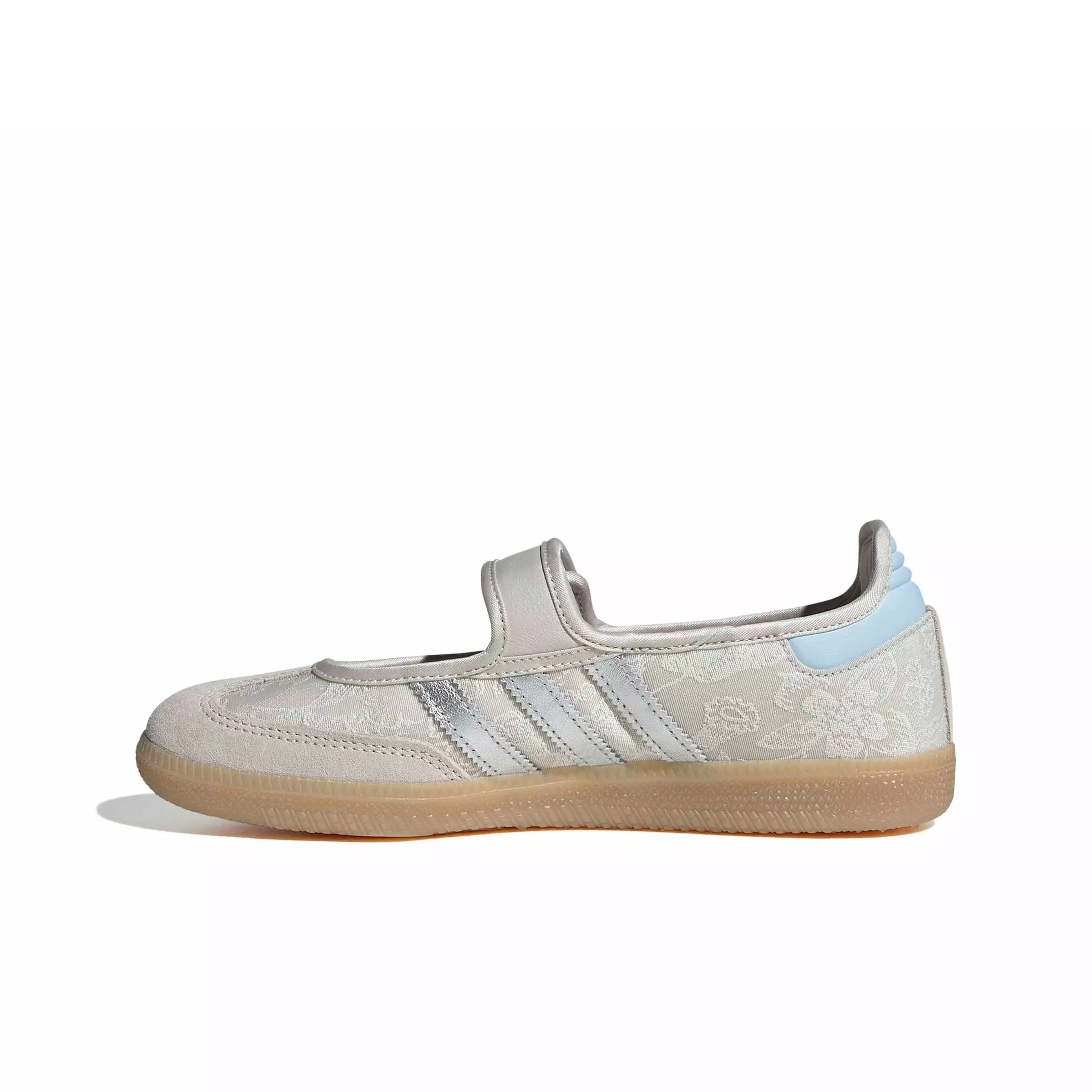 adidas Originals Samba OG "Chalk Pearl/Silver Metallic/Chalk White" Women's Shoe - CHALK/SILVER/CHALK