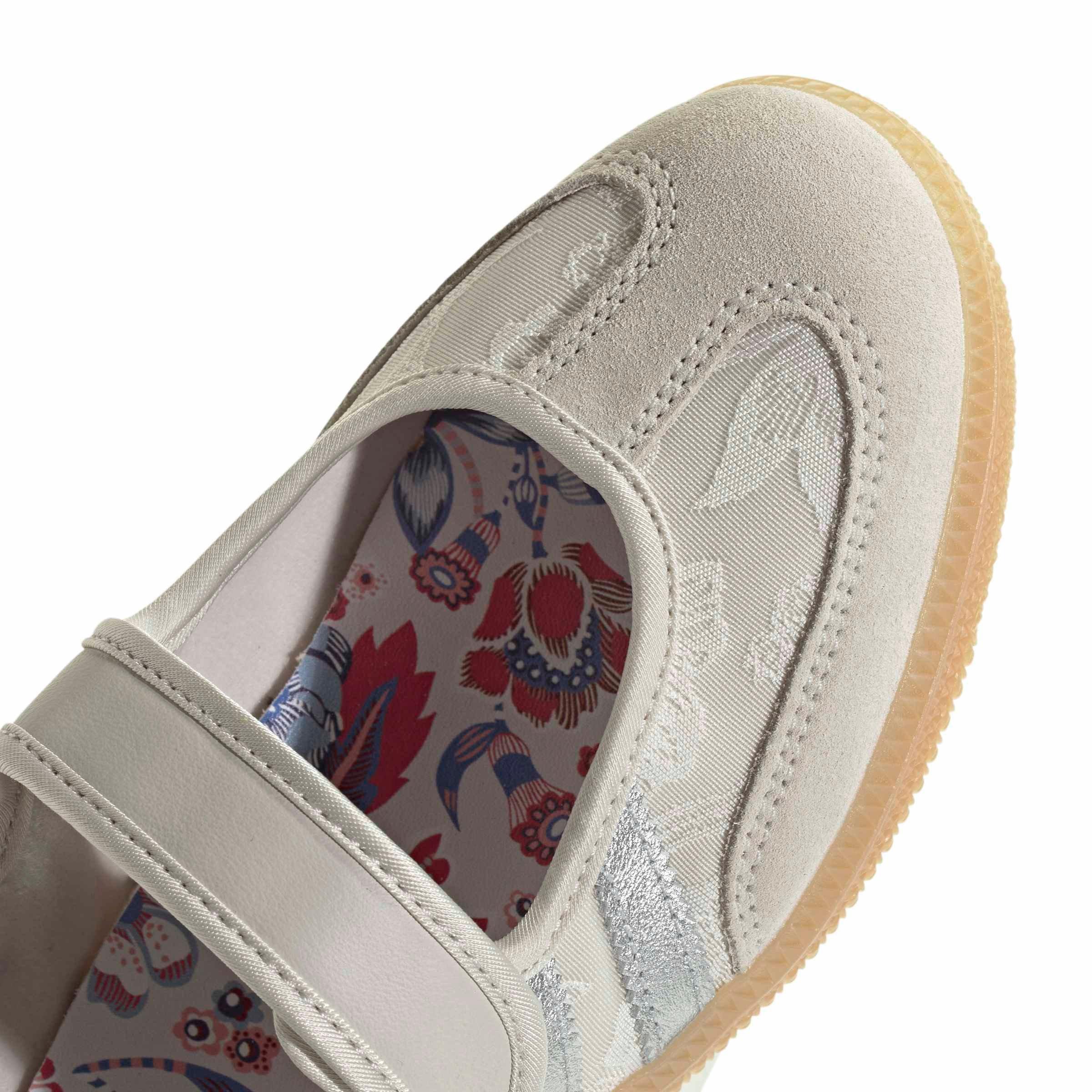 adidas Originals Samba OG "Chalk Pearl/Silver Metallic/Chalk White" Women's Shoe - CHALK/SILVER/CHALK Thumbnail View 7