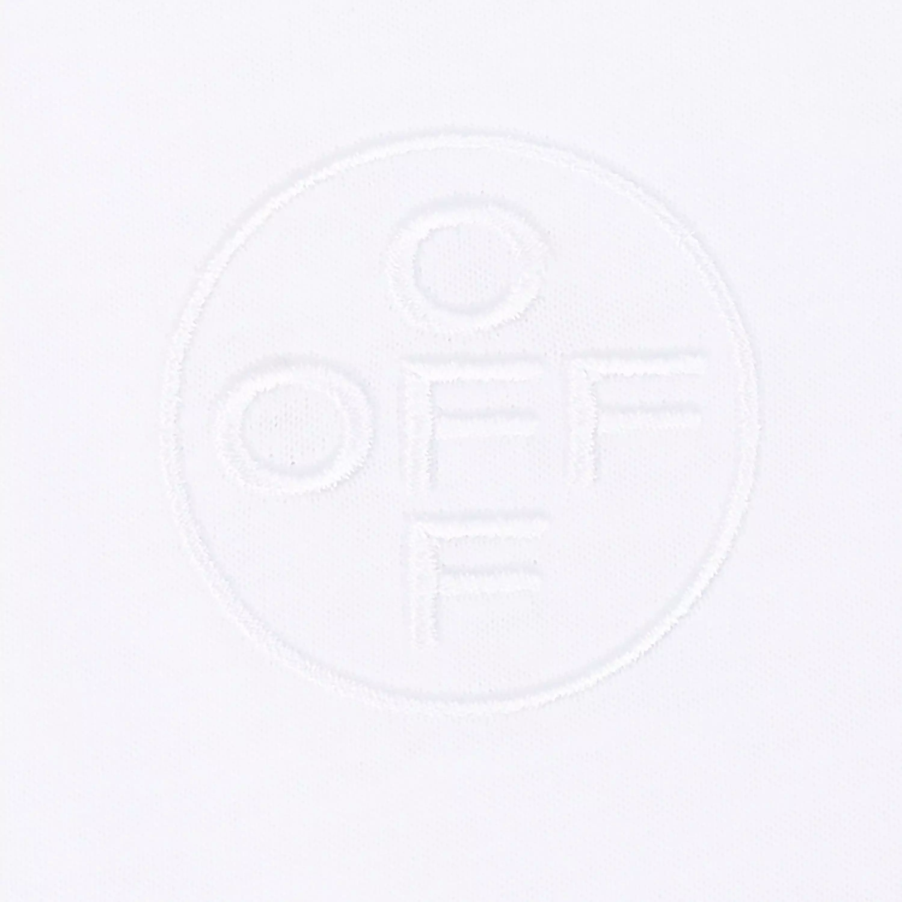 L/AB c/o Off-White Men's Chest Logo Slim Crew Undershirt (3 Pack) - White - WHITE