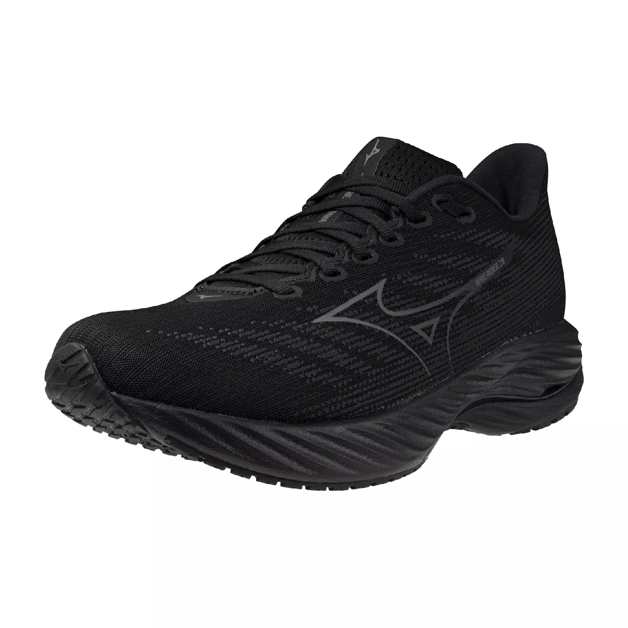 Mizuno Wave Rider 28 "Black/Shade" Women's Running Shoe - BLACK/SHADE