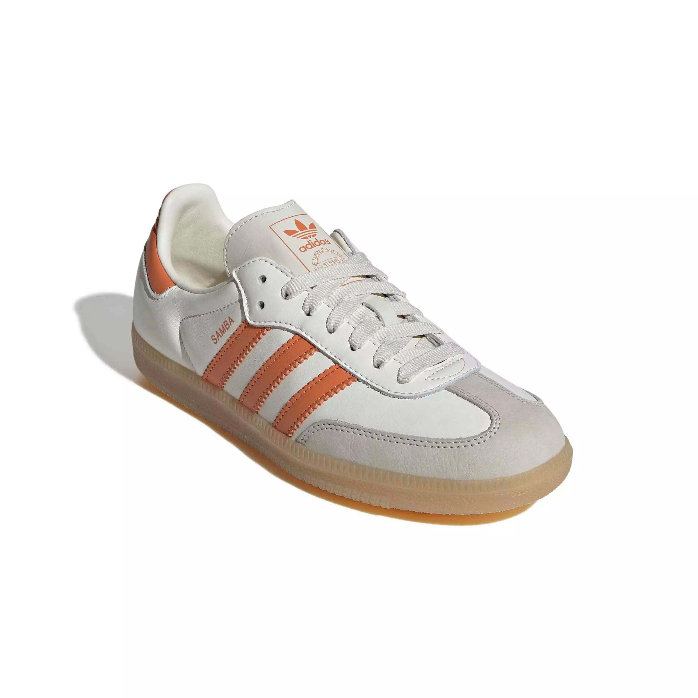 adidas Originals Samba OG "Off White/Dusky Orange/Gum 3" Women's Shoe - OFF WHITE/ORANGE/GUM