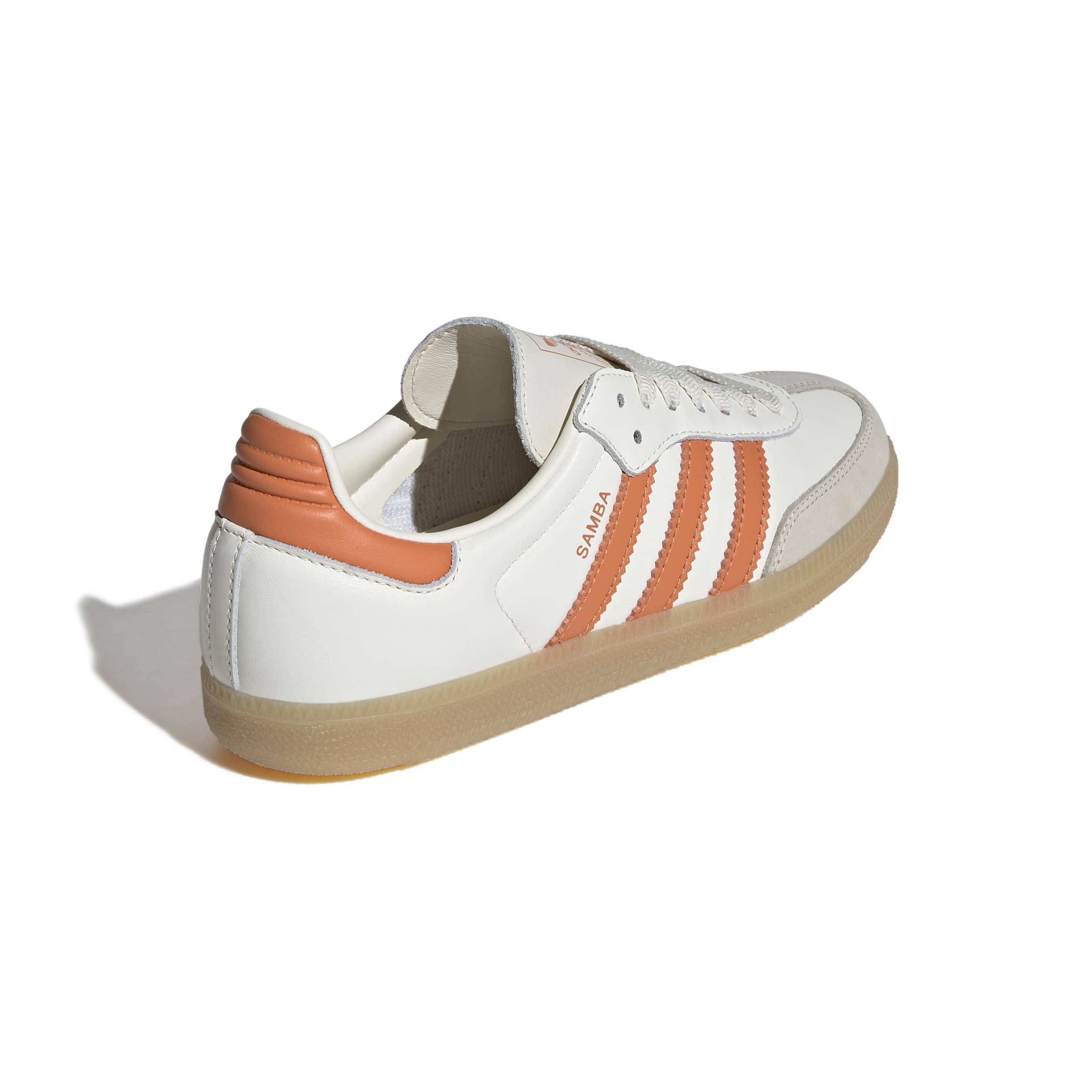 adidas Originals Samba OG "Off White/Dusky Orange/Gum 3" Women's Shoe - OFF WHITE/ORANGE/GUM Thumbnail View 4
