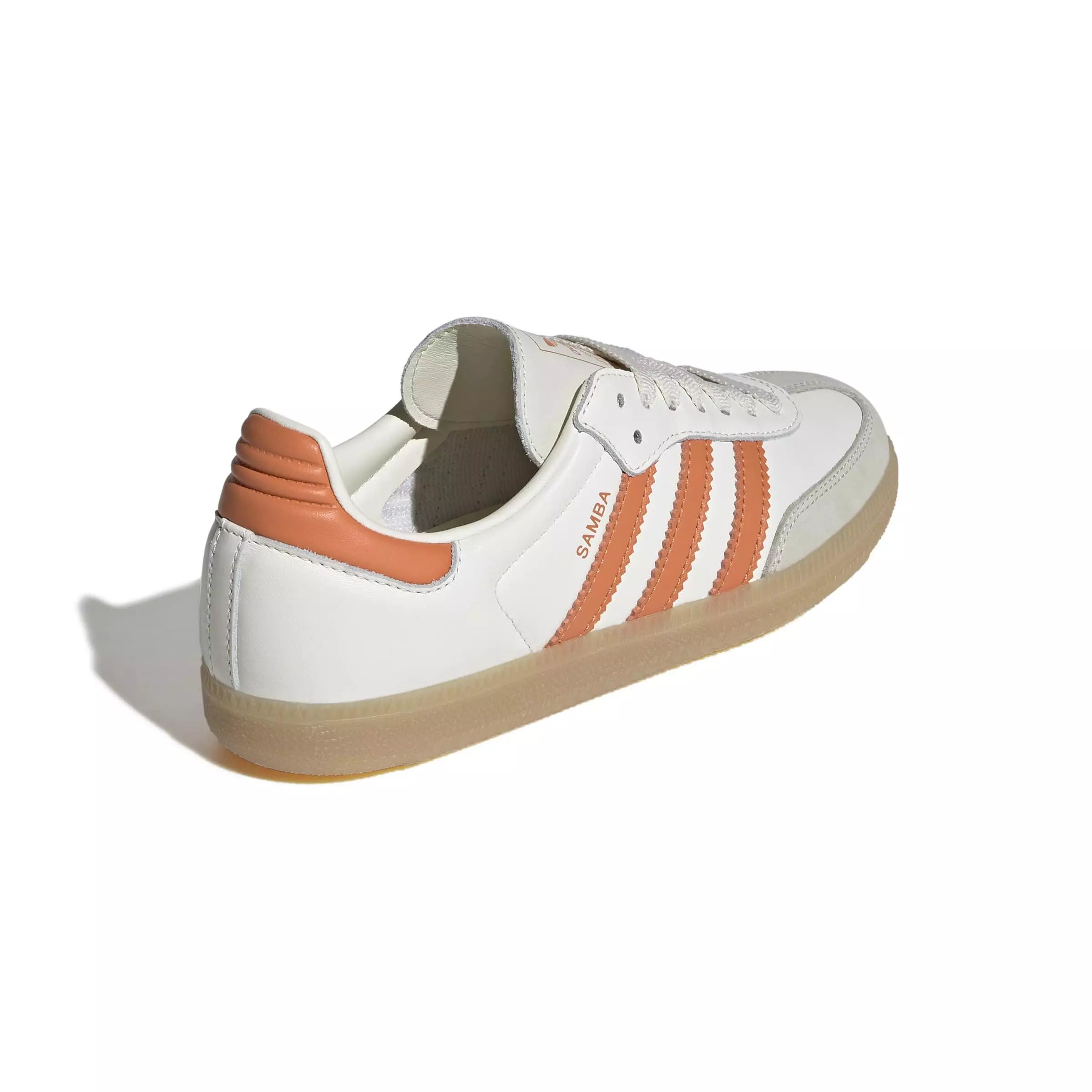 adidas Originals Samba OG "Off White/Dusky Orange/Gum 3" Women's Shoe - OFF WHITE/ORANGE/GUM