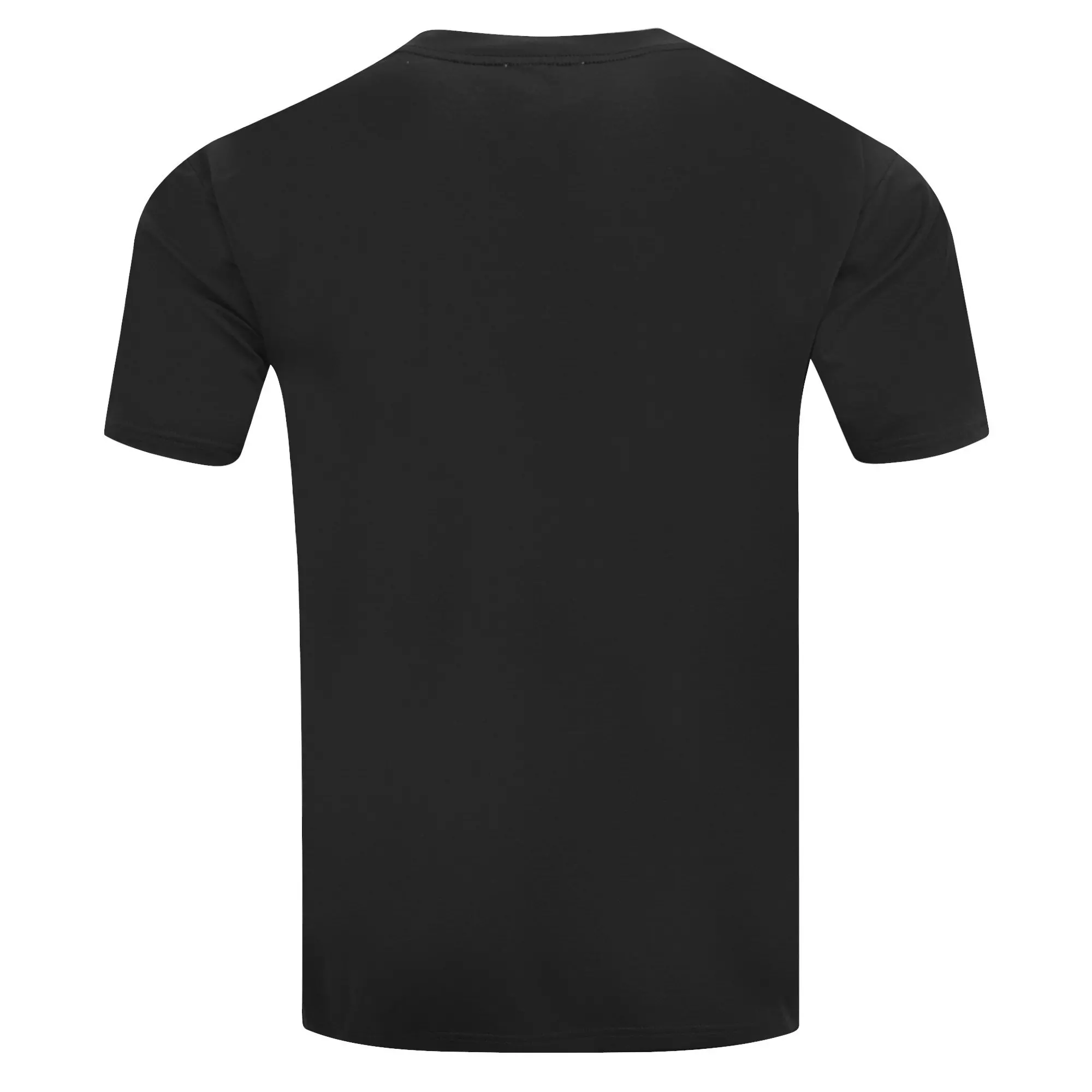 L/AB c/o Off-White Men's Hem Logo Slim Fit Crew Undershirt (3 Pack) - Black - BLACK