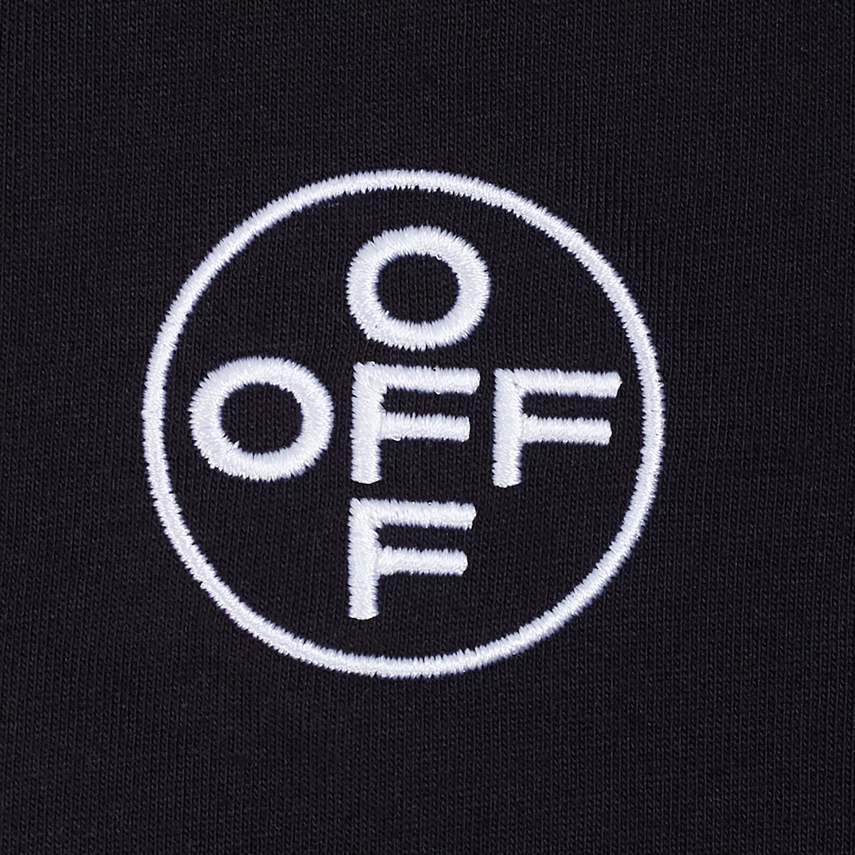 L/AB c/o Off-White Men's Hem Logo Slim Fit Crew Undershirt (3 Pack) - Black - BLACK