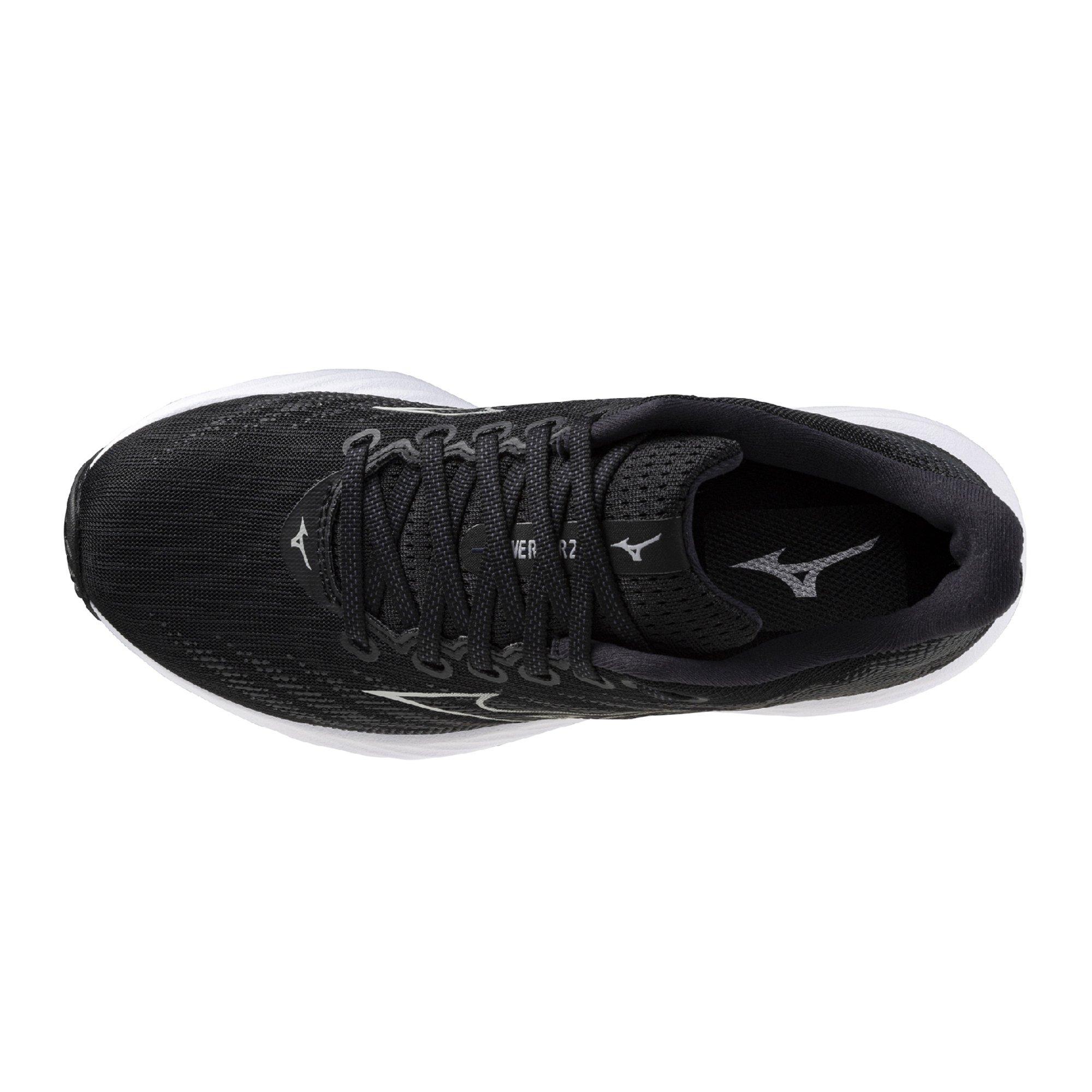 Mizuno Wave Rider 28 "Black/Harbor Mist" Women's Running Shoe - BLACK/MIST Thumbnail View 6