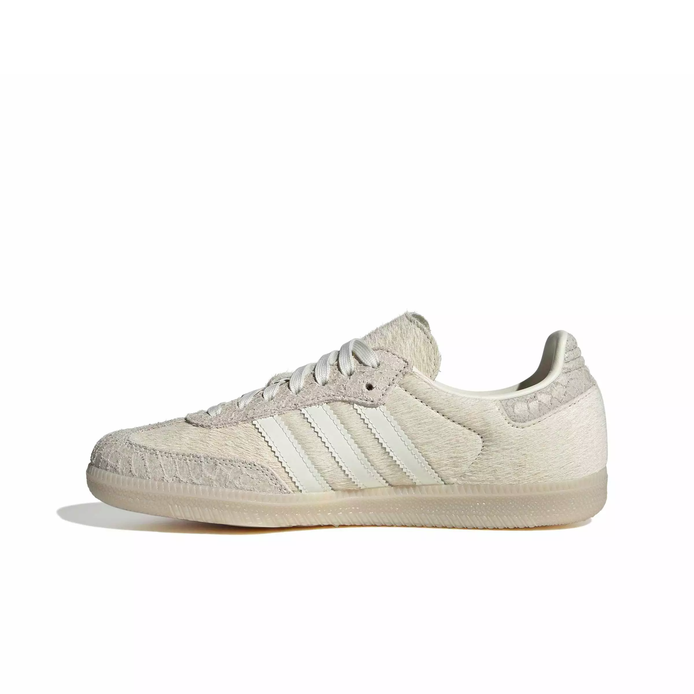 adidas Originals Samba OG "Off White/Off White/Crystal Linen" Women's Shoe - OFF WHITE/OFF WHITE/LINEN