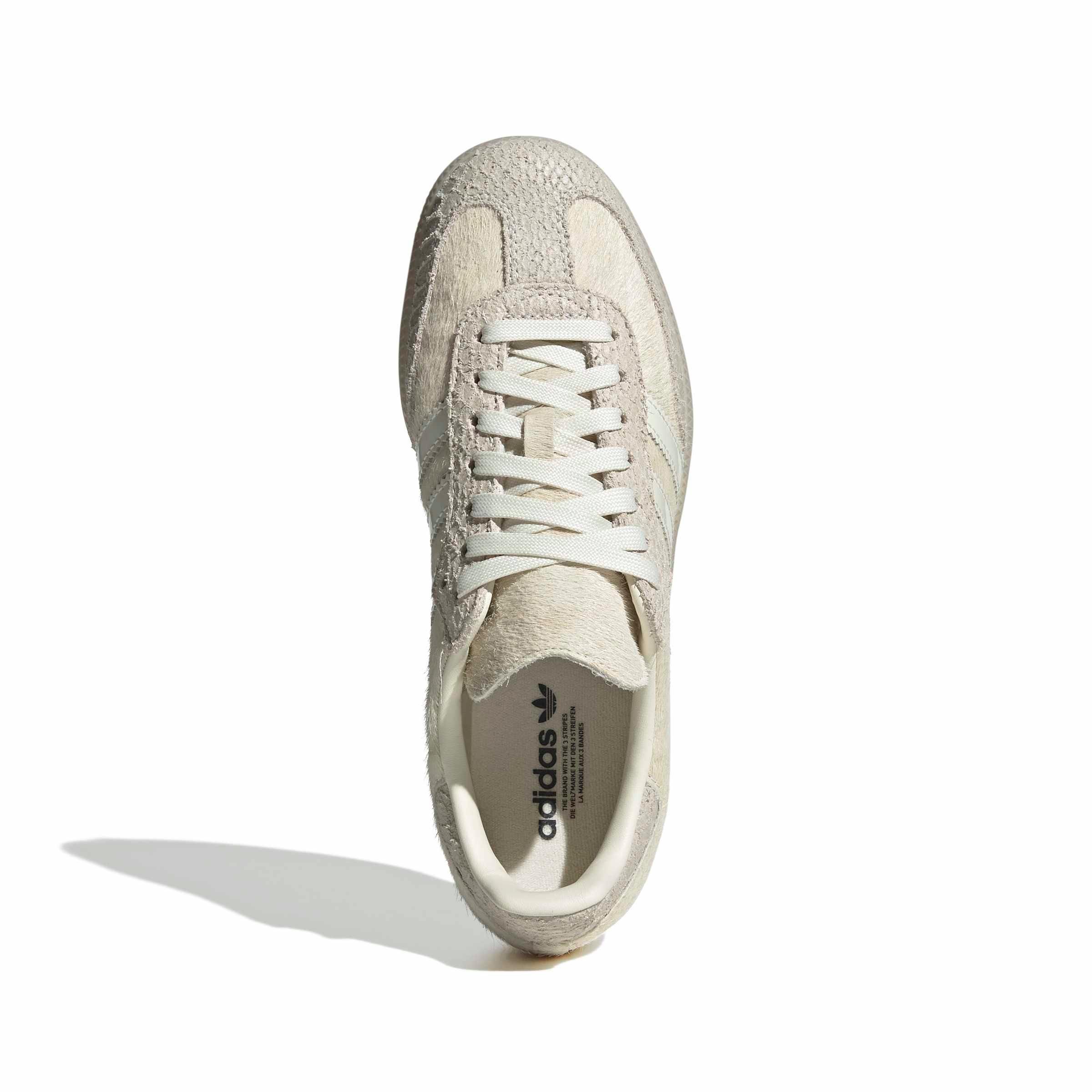 adidas Originals Samba OG "Off White/Off White/Crystal Linen" Women's Shoe - OFF WHITE/OFF WHITE/LINEN Thumbnail View 5