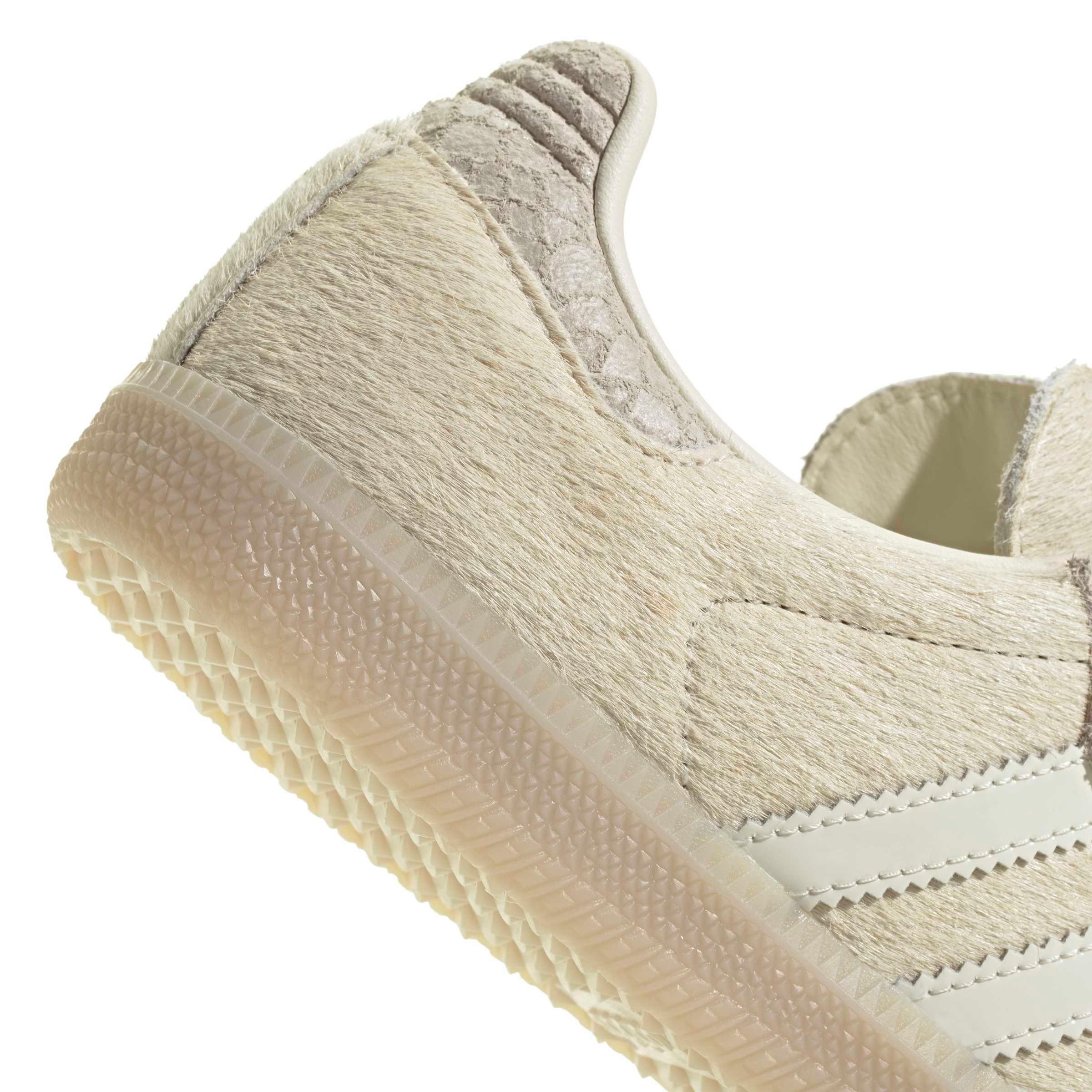 adidas Originals Samba OG "Off White/Off White/Crystal Linen" Women's Shoe - OFF WHITE/OFF WHITE/LINEN Thumbnail View 8