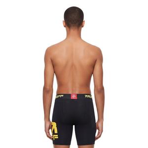L/AB c/o Off-White Men's Stamp High Alert Printed Boxer Brief - Black - BLACK