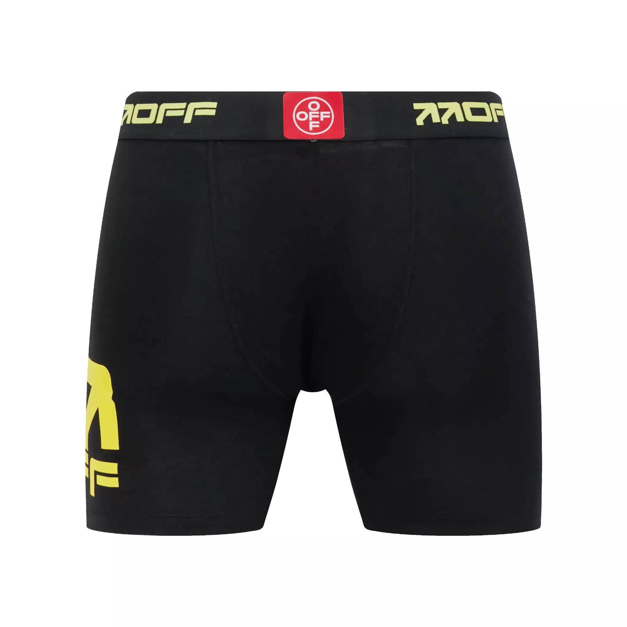 L/AB c/o Off-White Men's Stamp High Alert Printed Boxer Brief - Black - BLACK