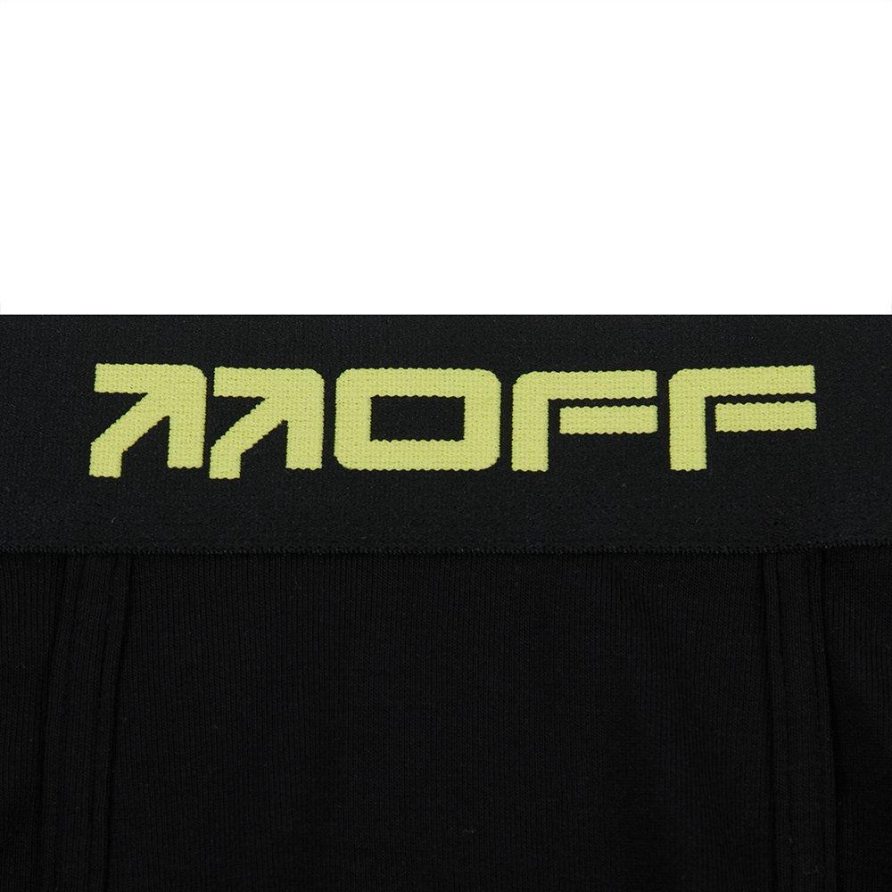 L/AB c/o Off-White Men's Stamp High Alert Printed Boxer Brief - Black - BLACK