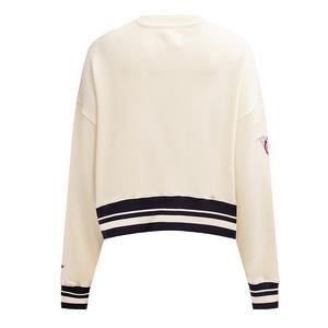 Pro Standard Women's Cleveland Guardians Retro Classics Crewneck - Eggshell