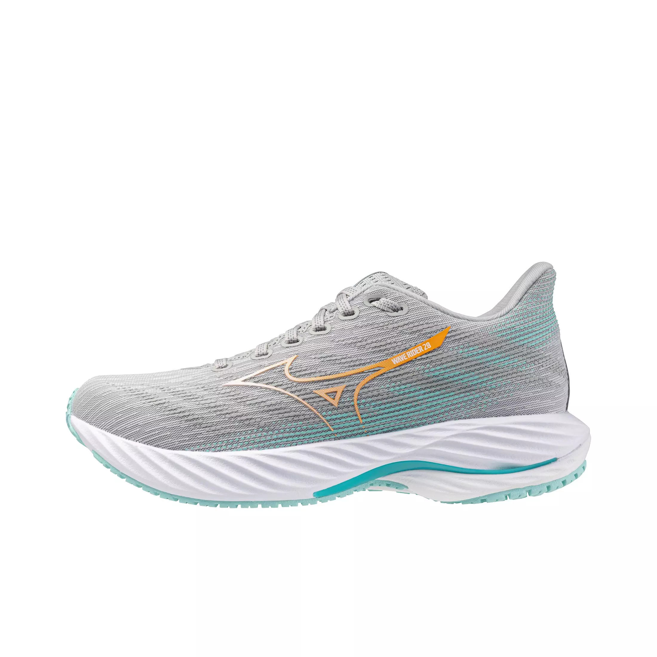 Mizuno Wave Rider 28 "Harbor Mist/White" Women's Running Shoe - MIST/WHITE