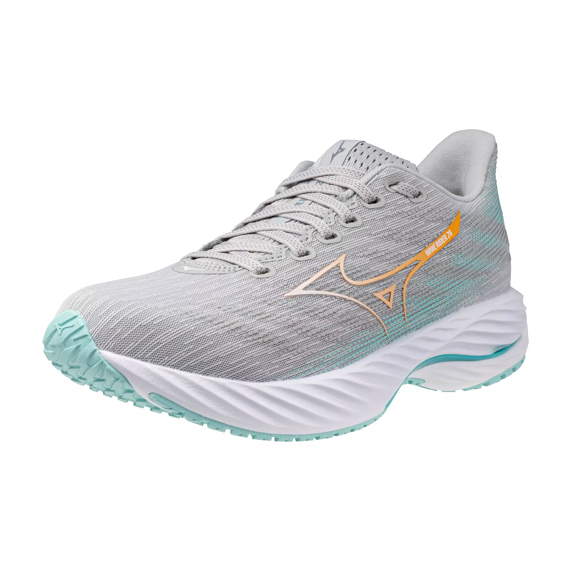 Mizuno Wave Rider 28 "Harbor Mist/White" Women's Running Shoe - MIST/WHITE