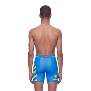 L/AB c/o Off-White Men's Big Logo Boxer Brief - Indigo - INDIGO