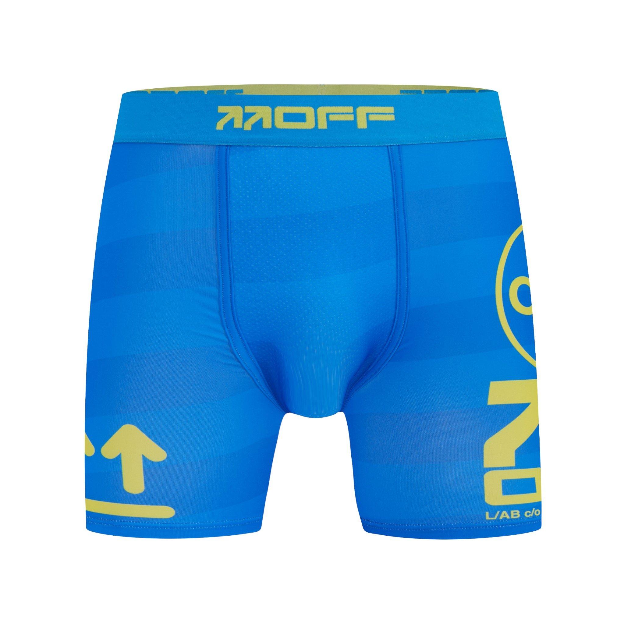 L/AB c/o Off-White Men's Big Logo Boxer Brief - Indigo - INDIGO