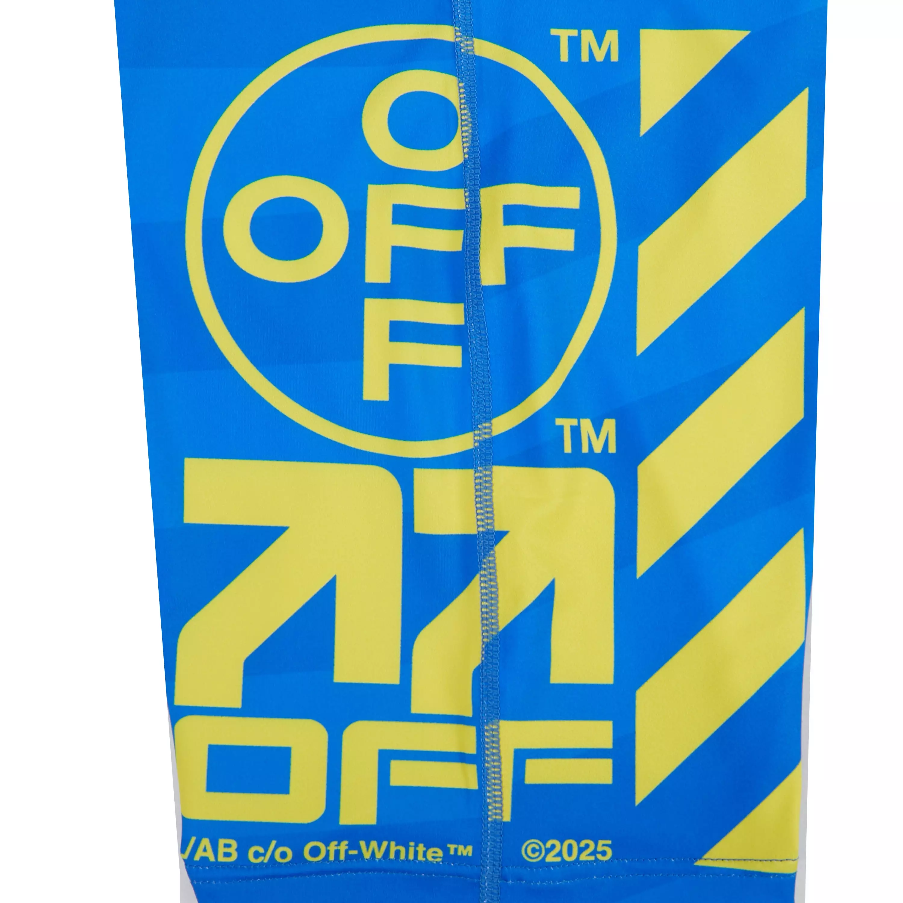 L/AB c/o Off-White Men's Big Logo Boxer Brief - Indigo - INDIGO