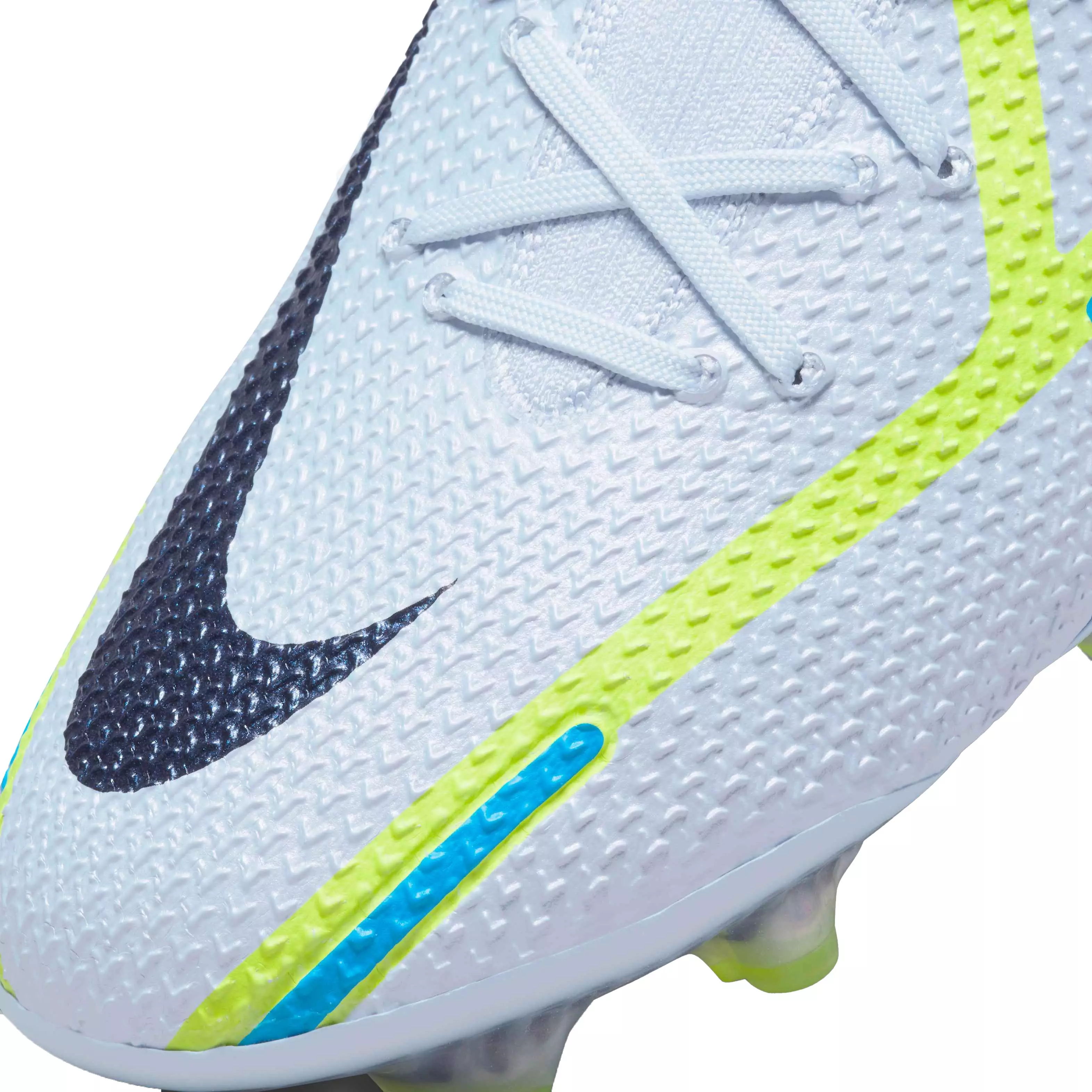 Nike Phantom GT2 Elite FG "Soccer Grey/Blackened Blue" Unisex Soccer Cleat - GREY