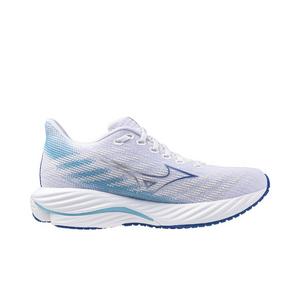 Mizuno Wave Rider 28 D "White/Mugen Blue" Women's Running Shoe