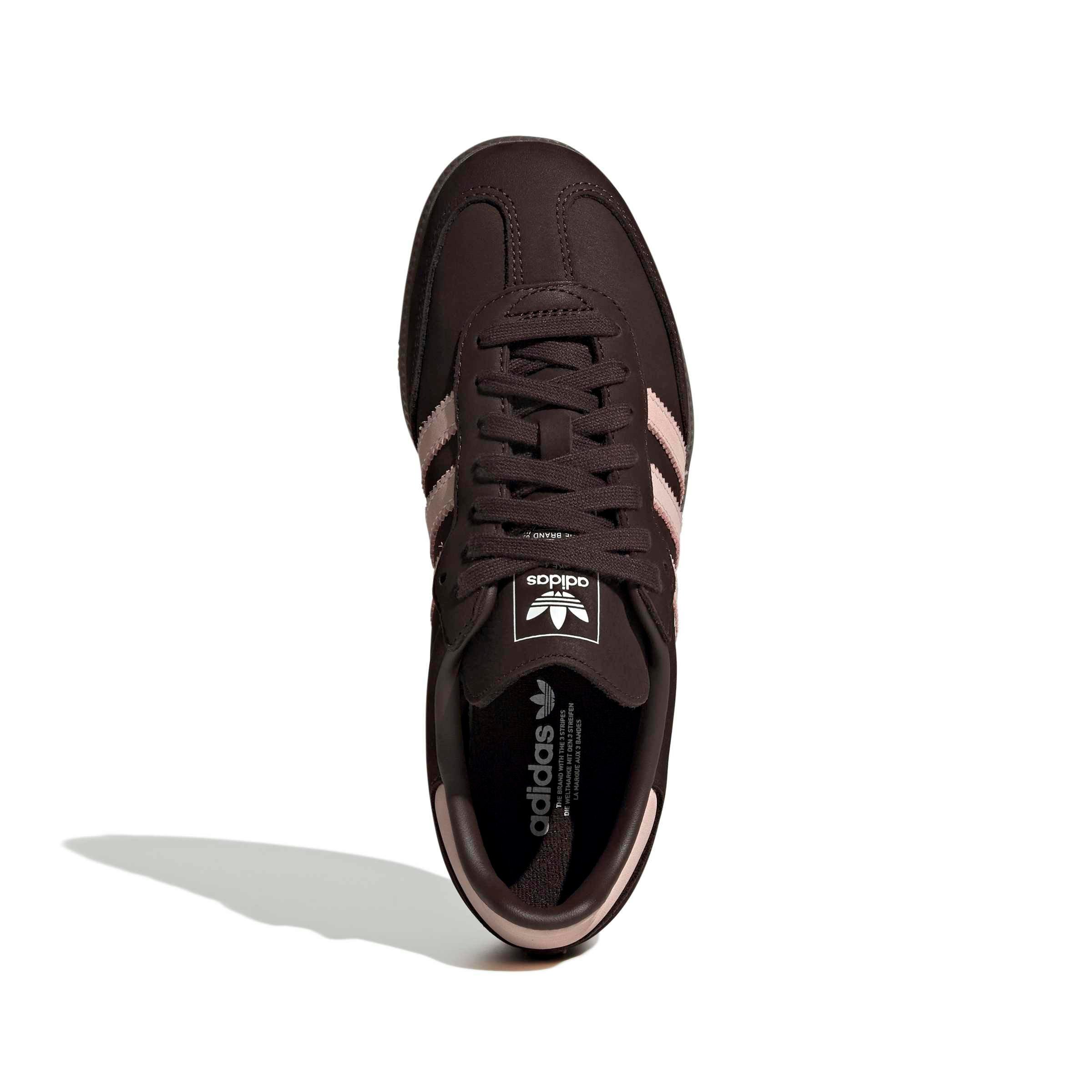 adidas Originals Samba OG "Aurora Coffee/Sandy Pink/Ftwr White" Women's Shoe - COFFEE/PINK/WHITE Thumbnail View 5