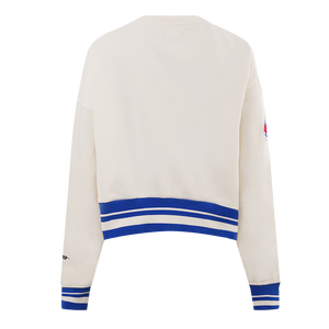 Pro Standard Women's Texas Rangers Retro Classics Crewneck - Eggshell