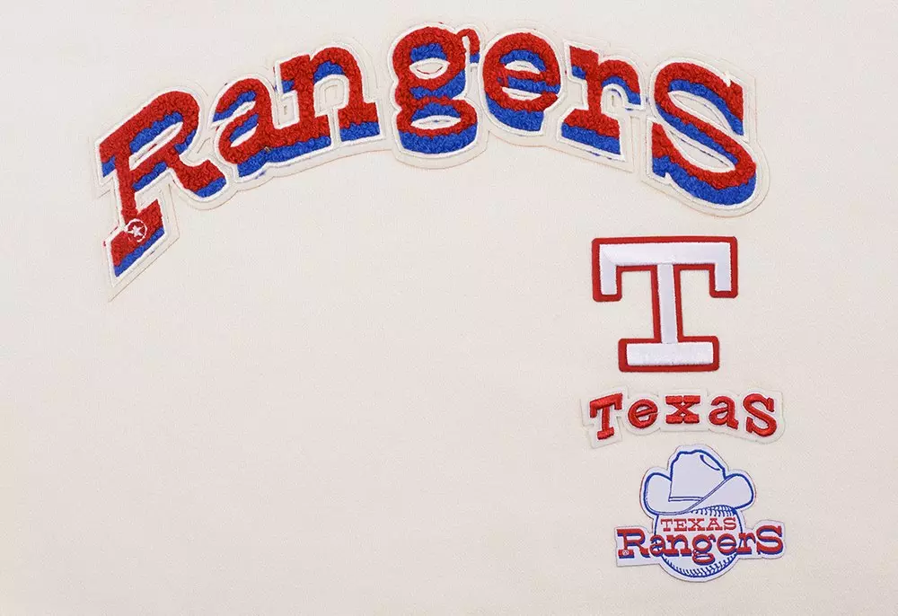 Pro Standard Women's Texas Rangers Retro Classics Crewneck - Eggshell - EGGSHELL