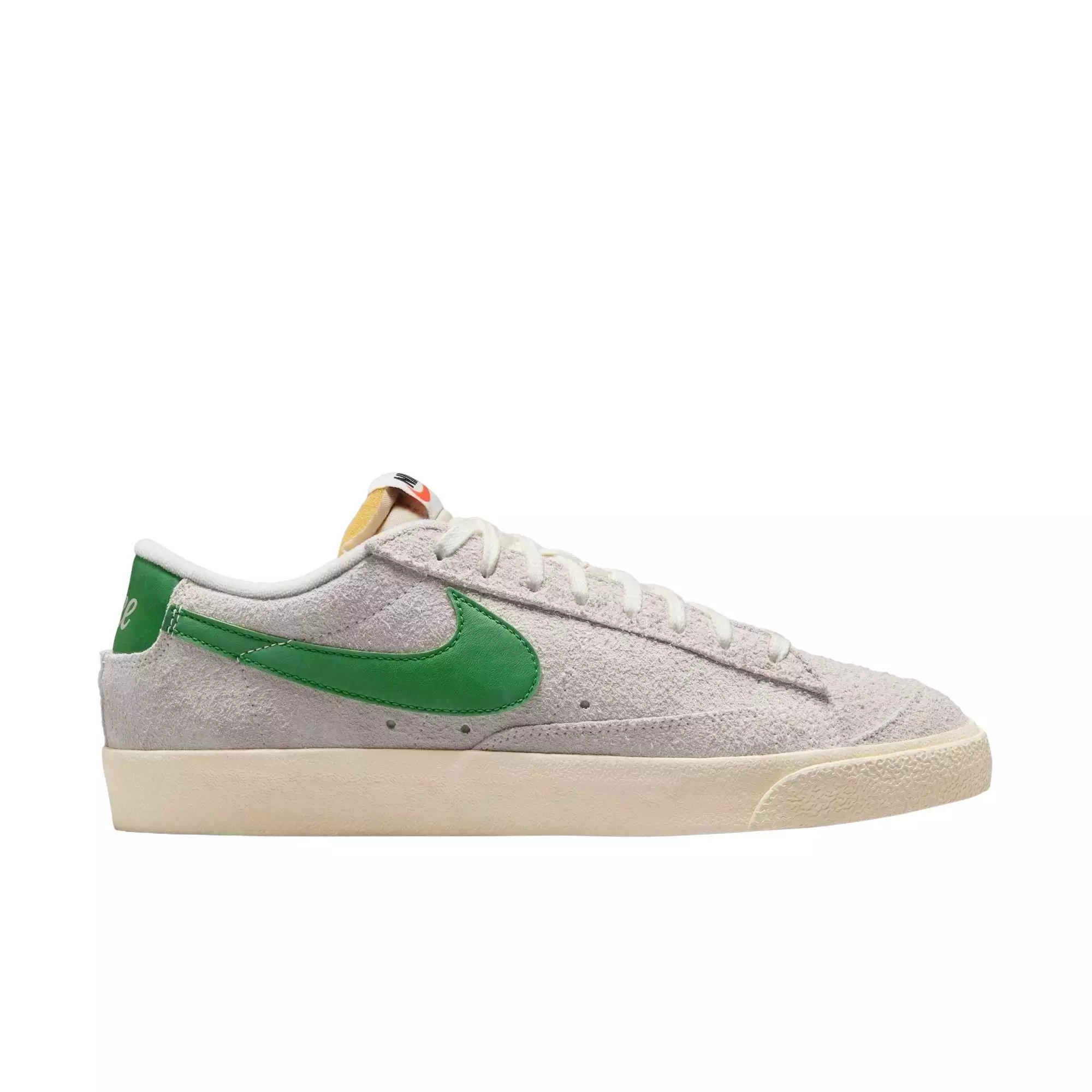 Nike Blazer Low '77 "Summit White/Coconut Milk/Safety Orange/Kelly Green" Men's Shoe - WHITE/MILK/ORANGE/GREEN