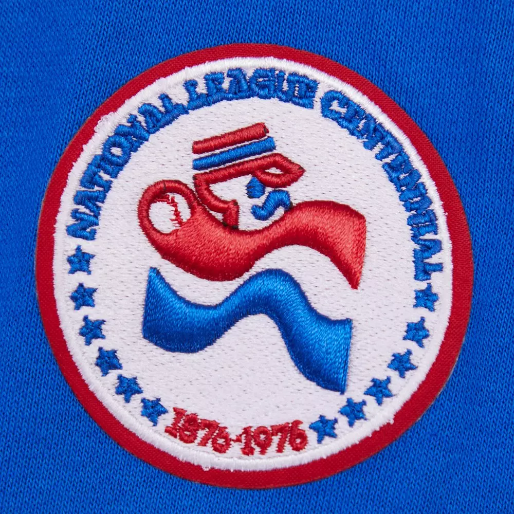 Pro Standard Women's Atlanta Braves Retro Classics Crewneck - Royal/Red - ROYAL/RED