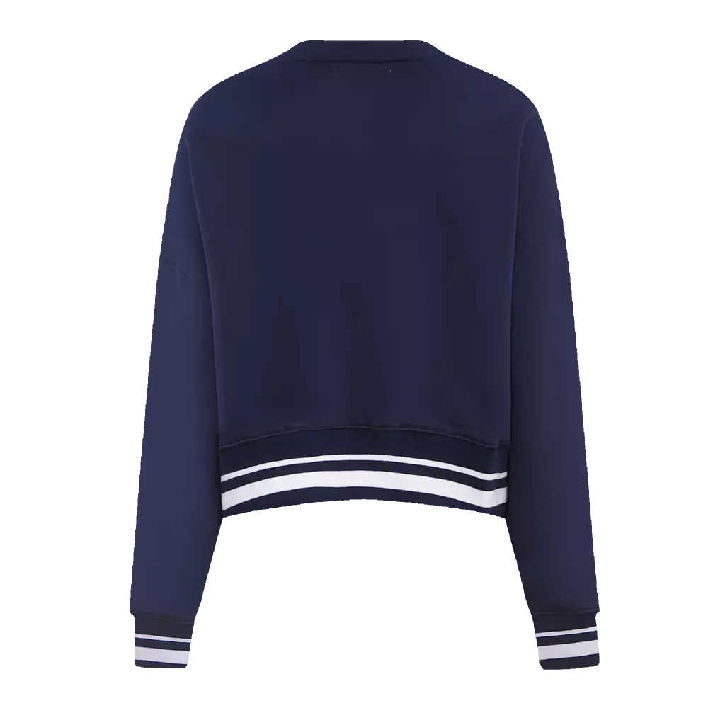 Pro Standard Women's Chicago Cubs Retro Classics Crewneck - Navy - NAVY
