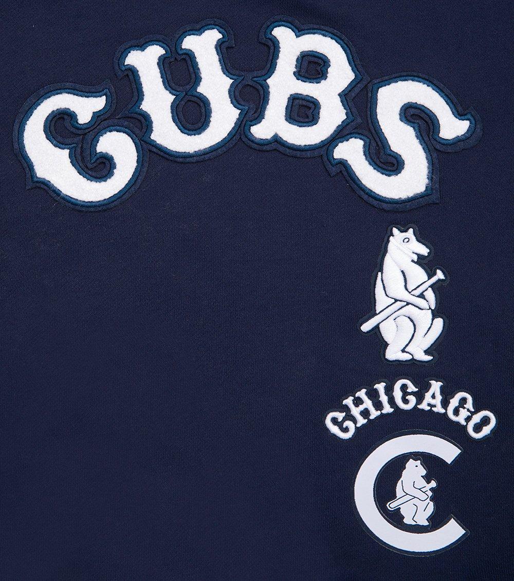 Pro Standard Women's Chicago Cubs Retro Classics Crewneck - Navy - NAVY Thumbnail View 5