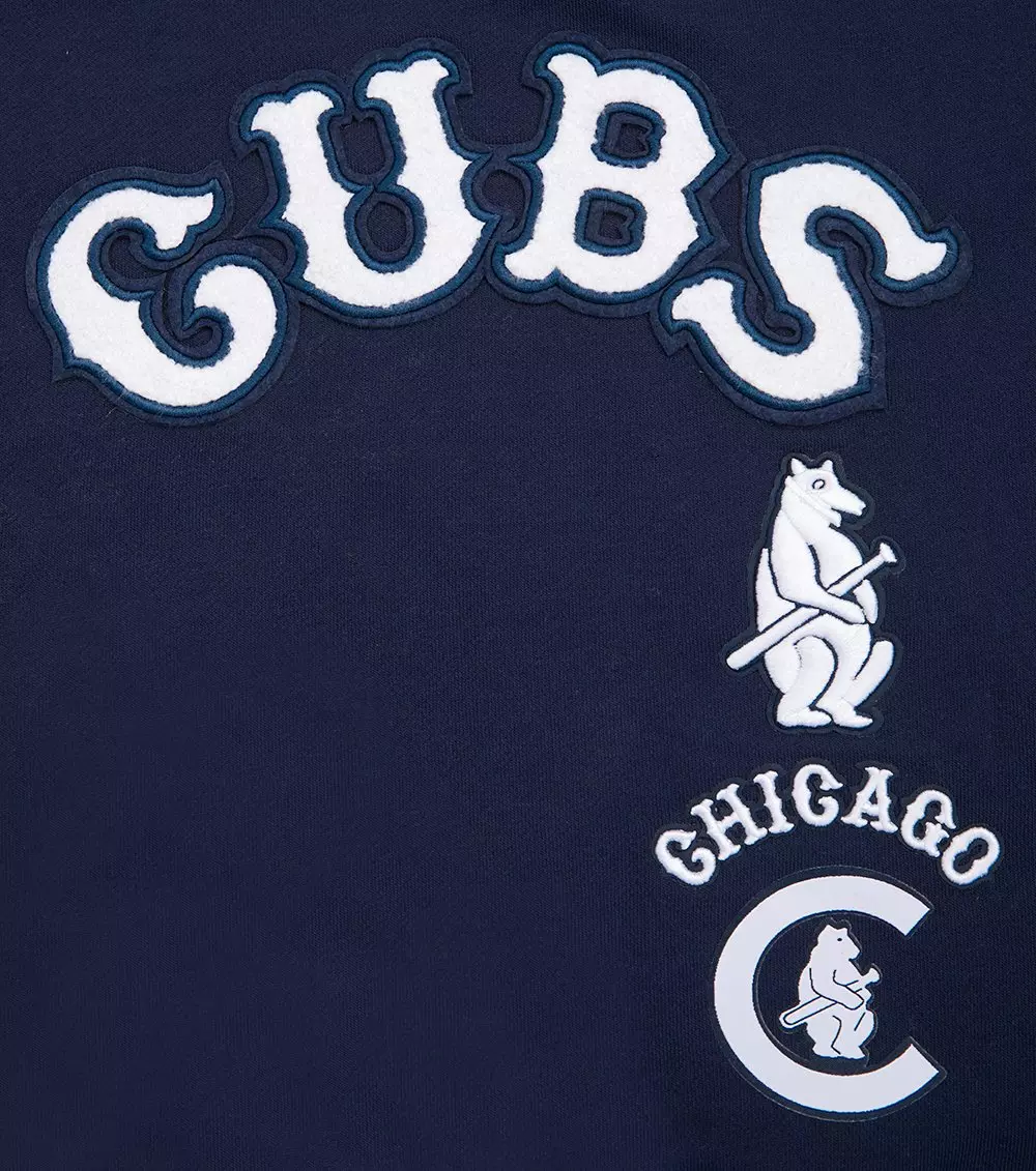 Pro Standard Women's Chicago Cubs Retro Classics Crewneck - Navy - NAVY