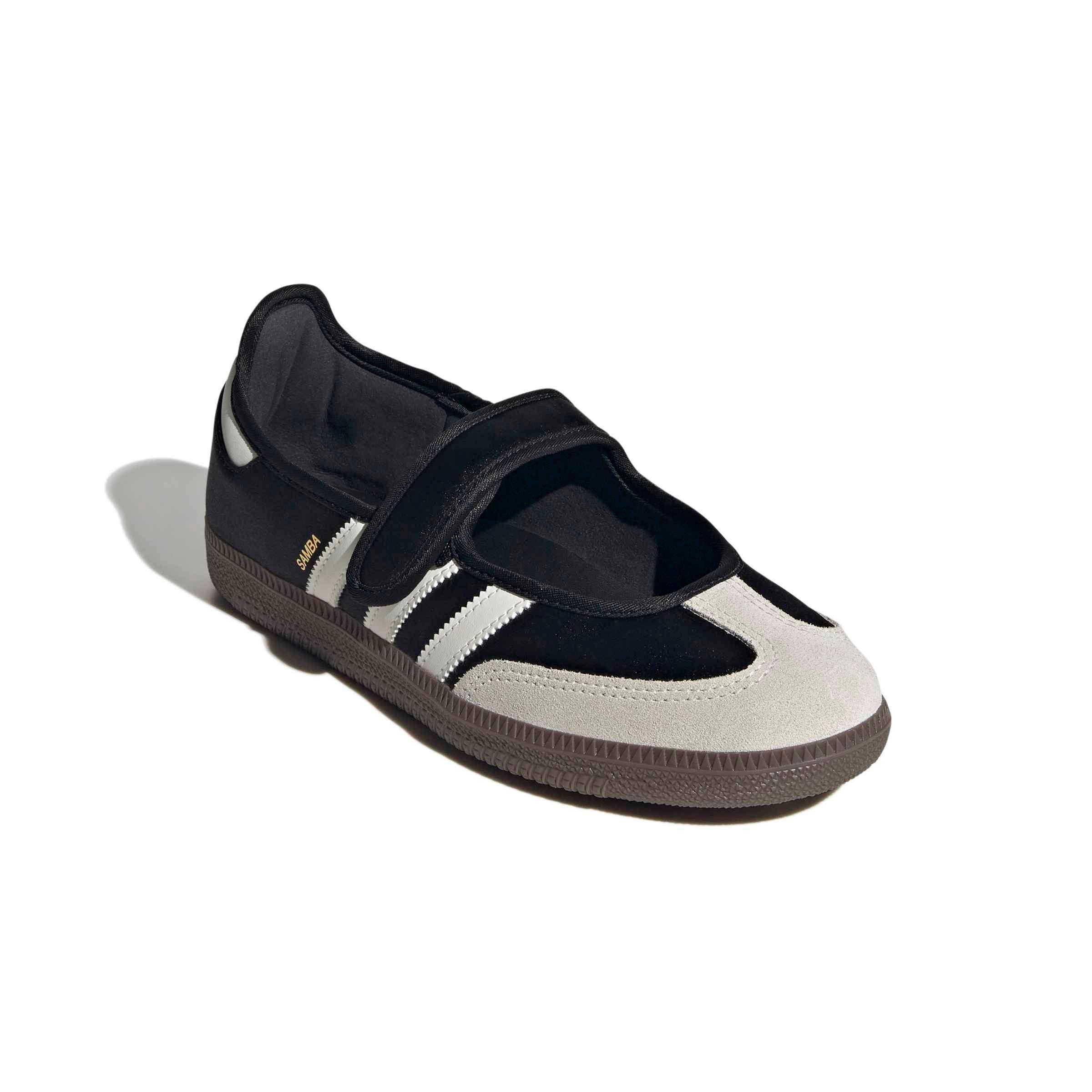 adidas Originals Samba OG "Core Black/Off White/Gold Metallic" Women's Shoe - BLACK/OFF WHITE/GOLD Thumbnail View 3