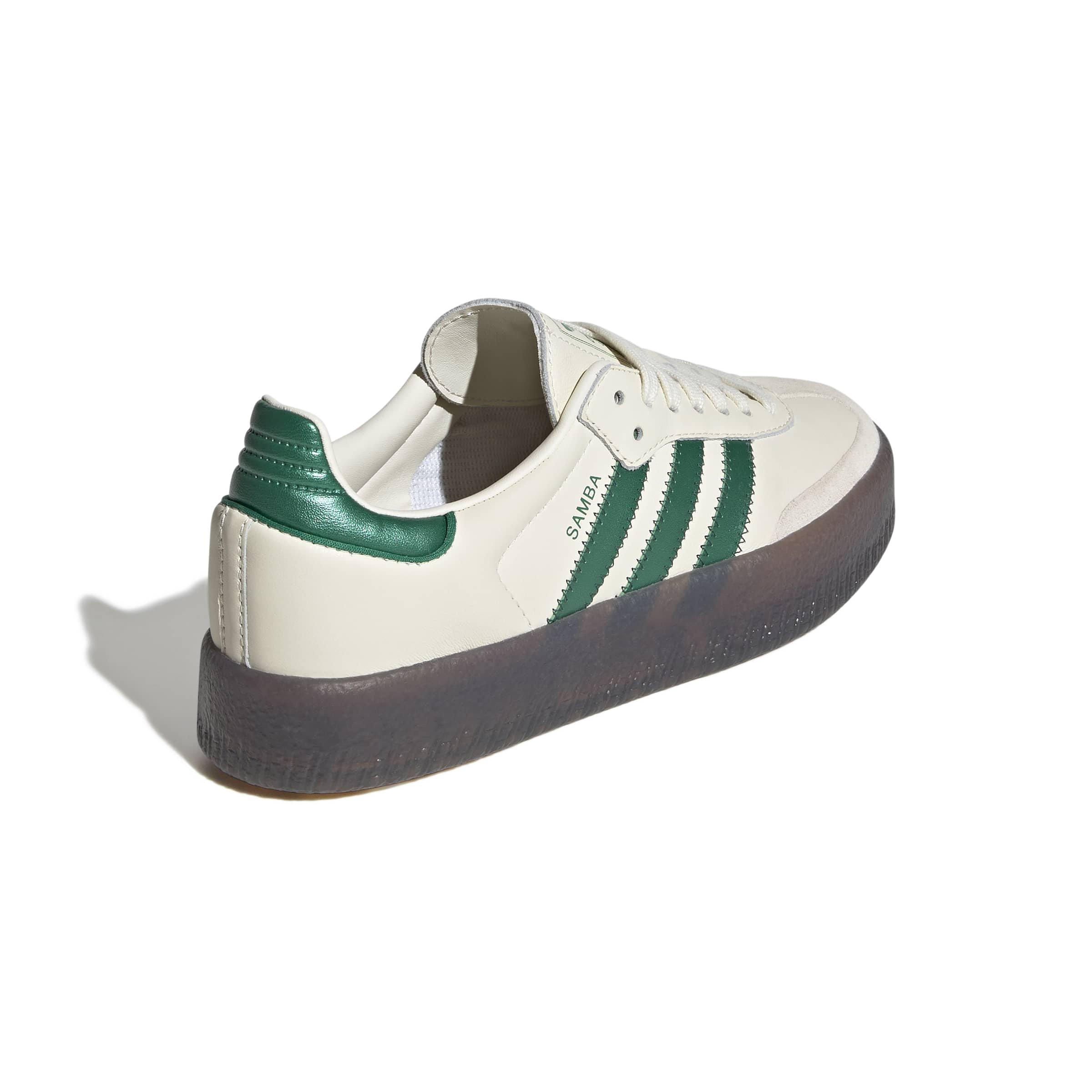 adidas Originals Sambae "Cream White/Bold Green/Collegiate Green" Women's Shoe - CREAM/GREEN/GREEN Thumbnail View 4