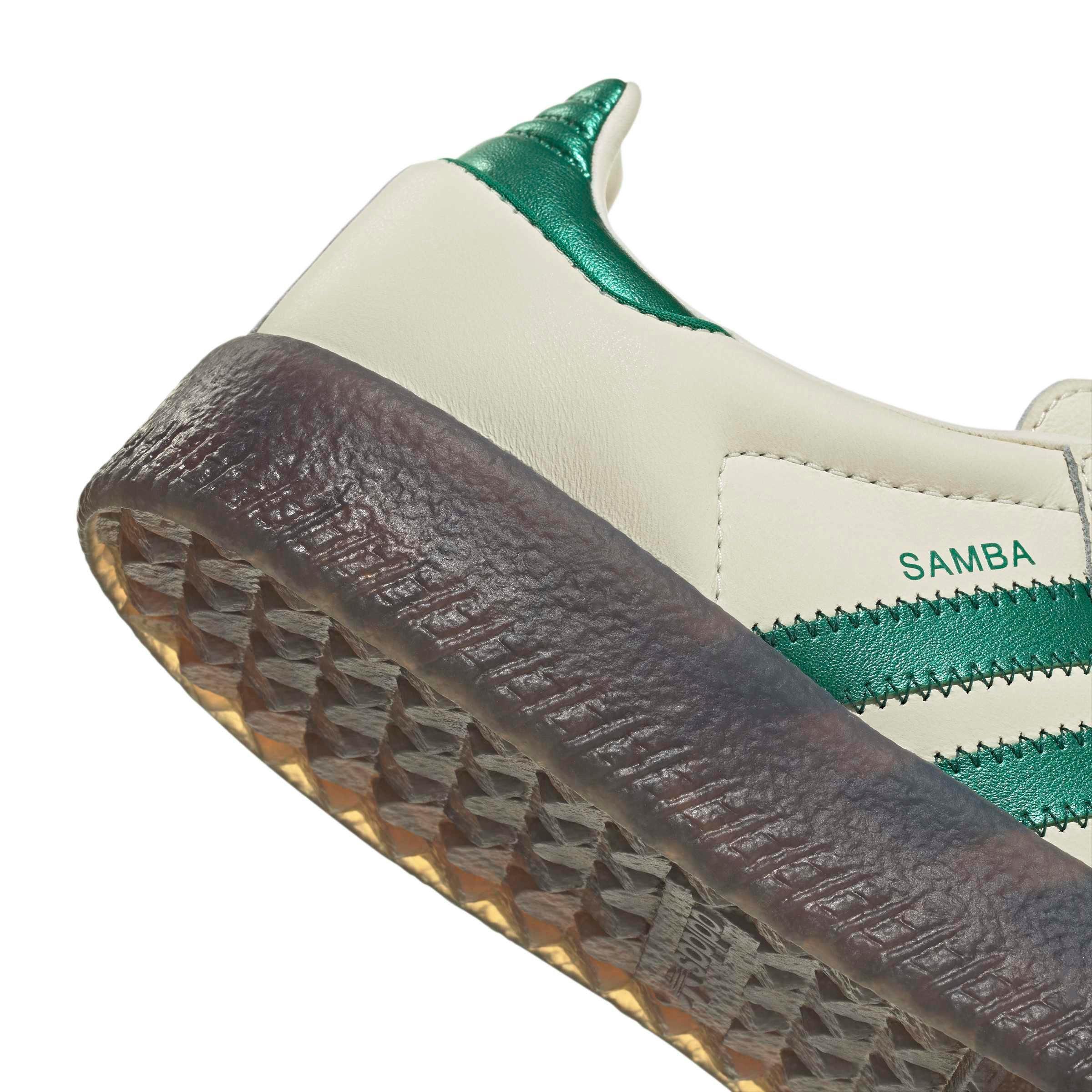 adidas Originals Sambae "Cream White/Bold Green/Collegiate Green" Women's Shoe - CREAM/GREEN/GREEN Thumbnail View 7