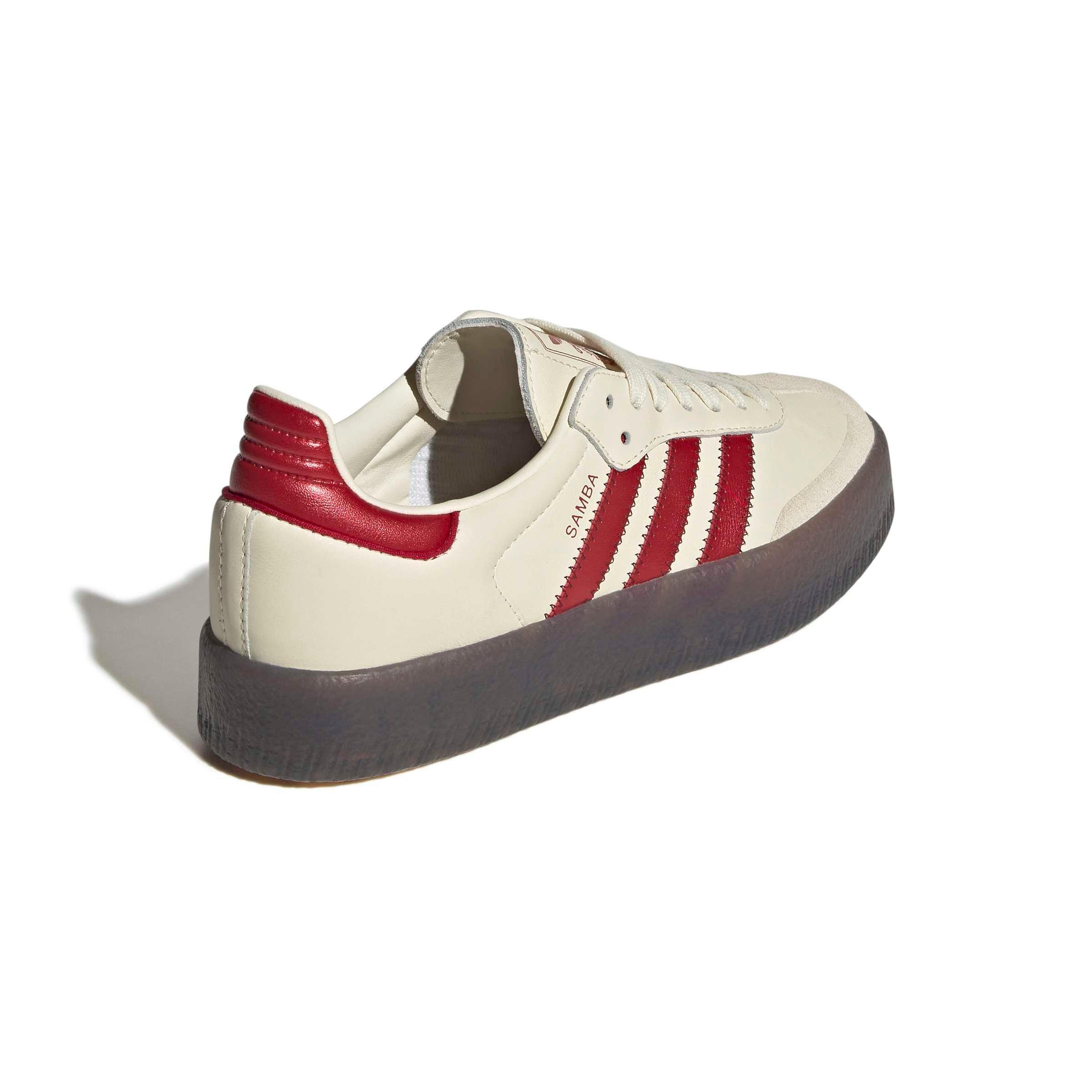 adidas Originals Sambae "Cream White/Team Victory Red/Shadow Red" Women's Shoe - CREAM/RED/RED Thumbnail View 4