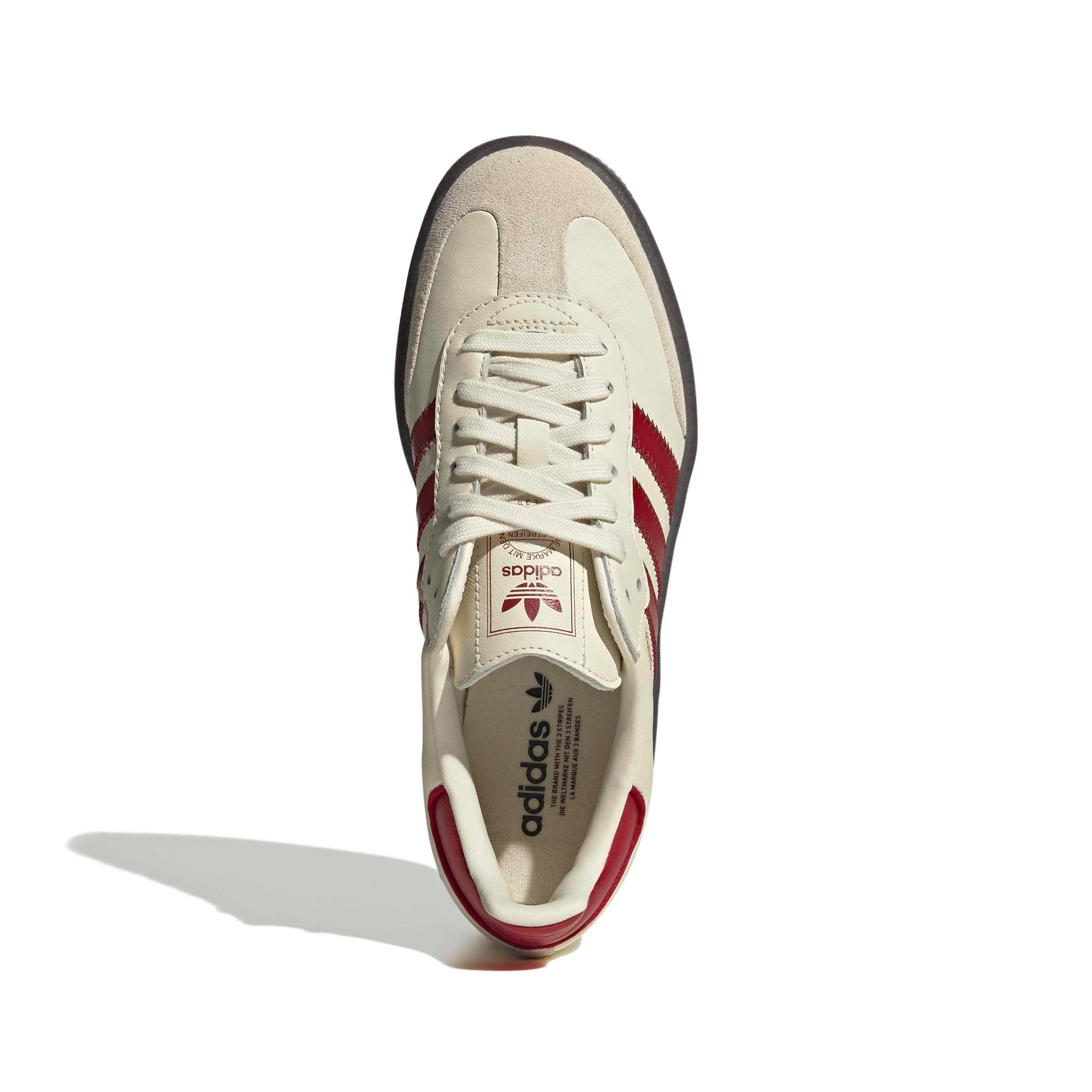 adidas Originals Sambae "Cream White/Team Victory Red/Shadow Red" Women's Shoe - CREAM/RED/RED Thumbnail View 5