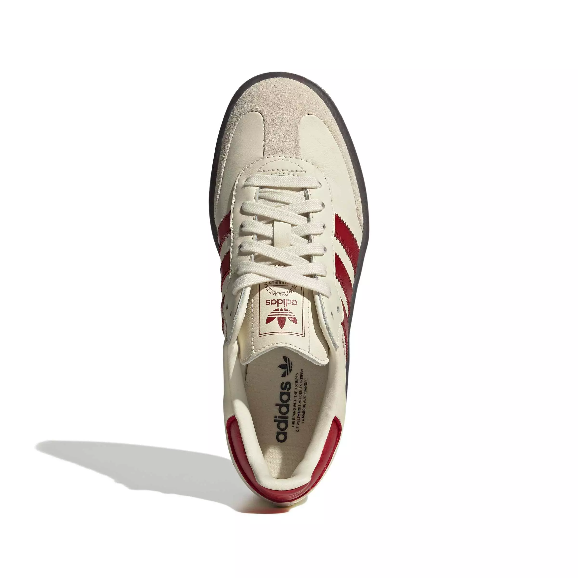 adidas Originals Sambae "Cream White/Team Victory Red/Shadow Red" Women's Shoe - CREAM/RED/RED